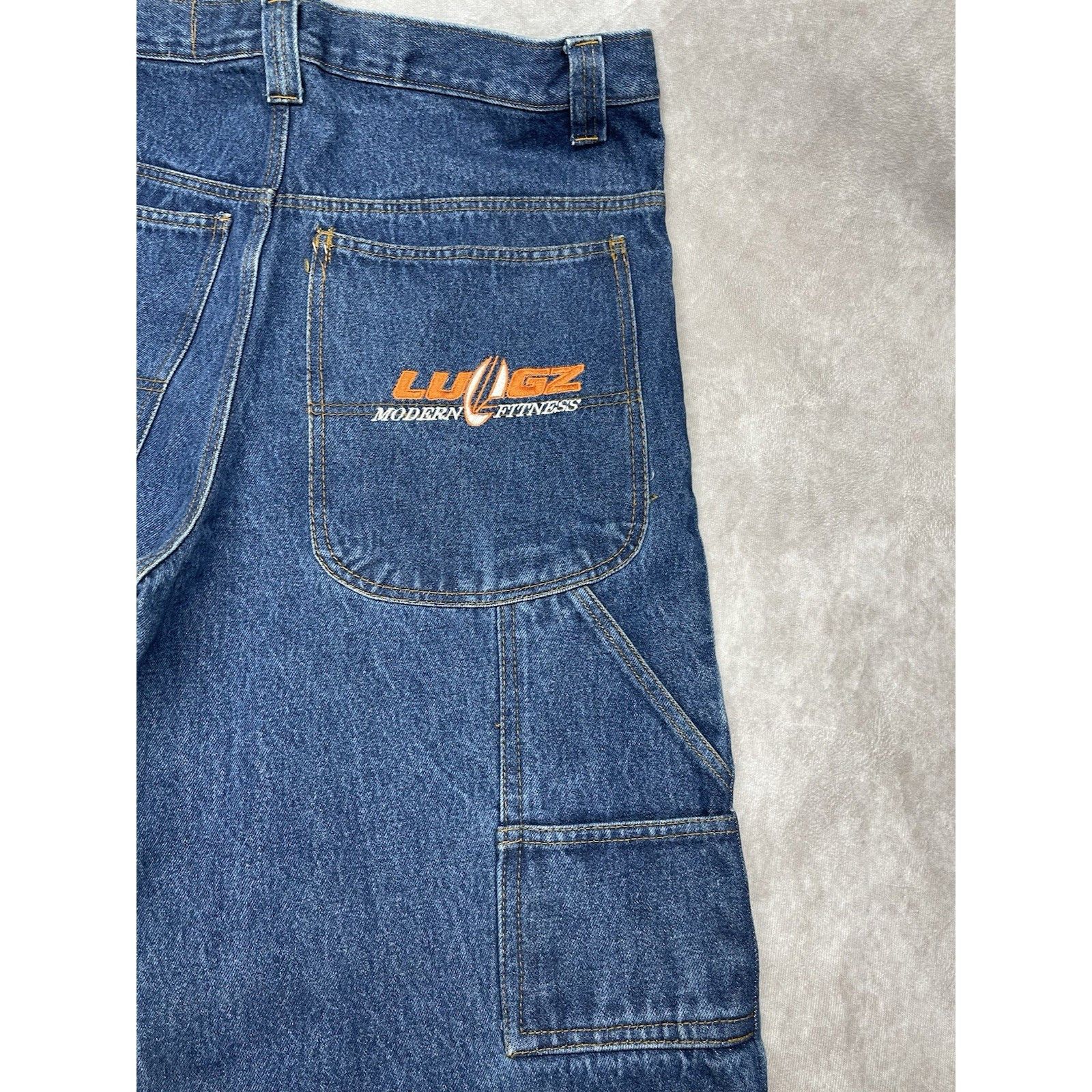 Lugz VTG Lugz Jeans 36x34 Modern Fitness Logo Baggy Carpenter Y2K Size US 36 / EU 52 - 5 Thumbnail