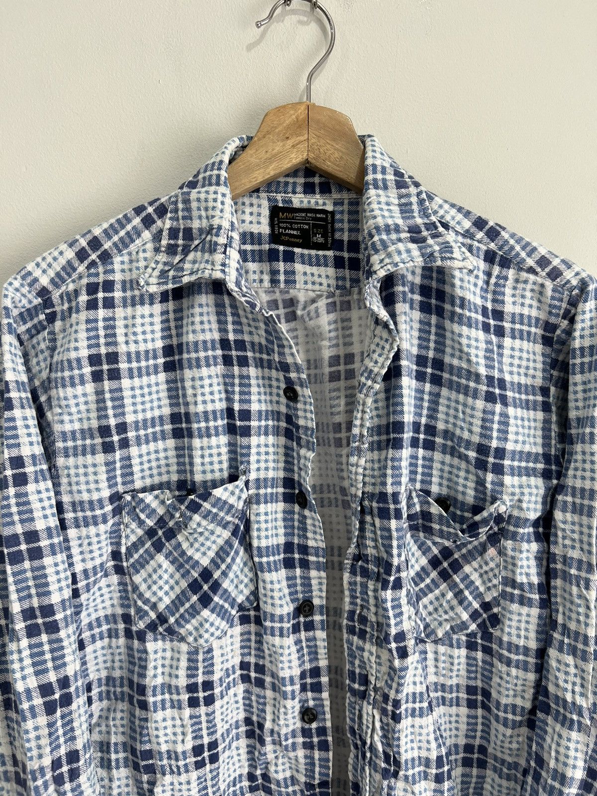 JCPenney Vintage Jc Penney Plaid Flannel Shirt button uo Size US M / EU 48-50 / 2 - 3 Thumbnail