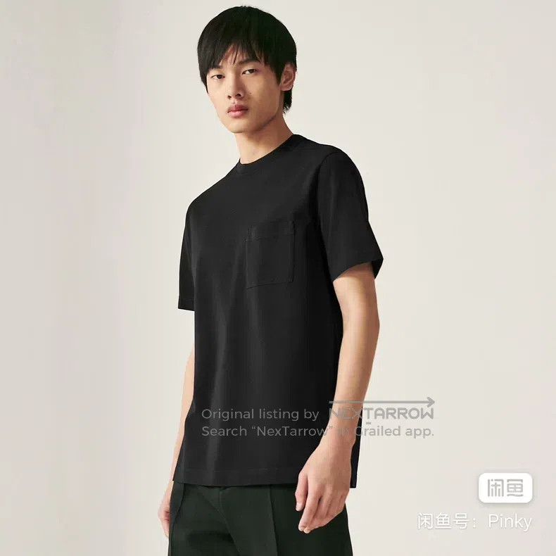 Hermes Hermes Short-sleeved t-shirt, 100% cotton, H embroidery Size US XS / EU 42 / 0 - 1 Thumbnail