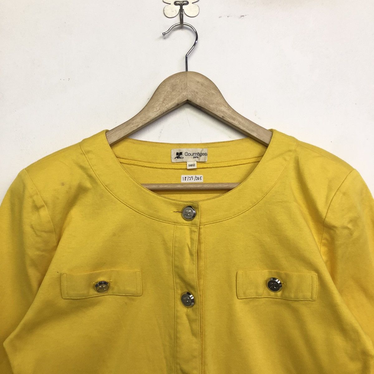 Courreges Vintage Courreges Paris Women Long Sleeve Button Logo Shirt Size S / US 4 / IT 40 - 3 Thumbnail