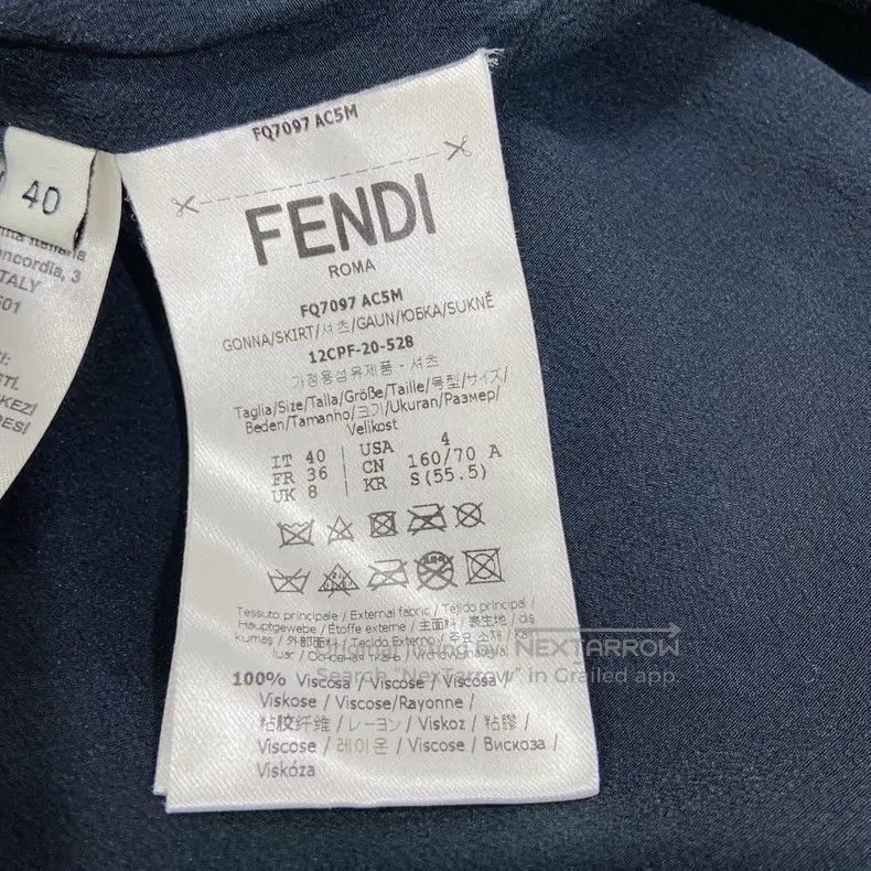 Fendi Fendi Double-breasted Black Skirt Size 24" / US 00 / IT 34 - 6 Thumbnail