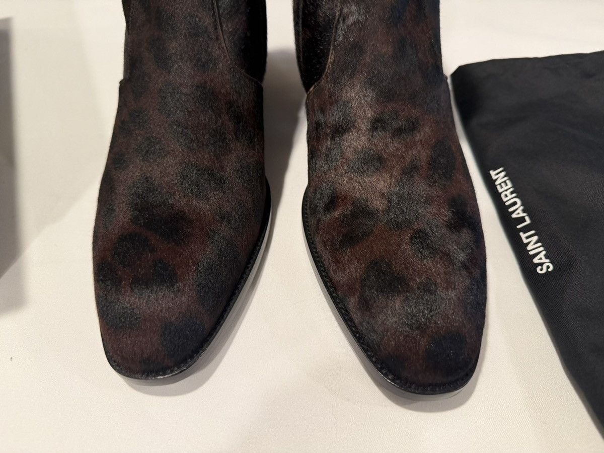 Saint Laurent Paris SAINT LAURENT pony hair lynx print Boots 44/11. Size US 11 / EU 44 - 10 Thumbnail