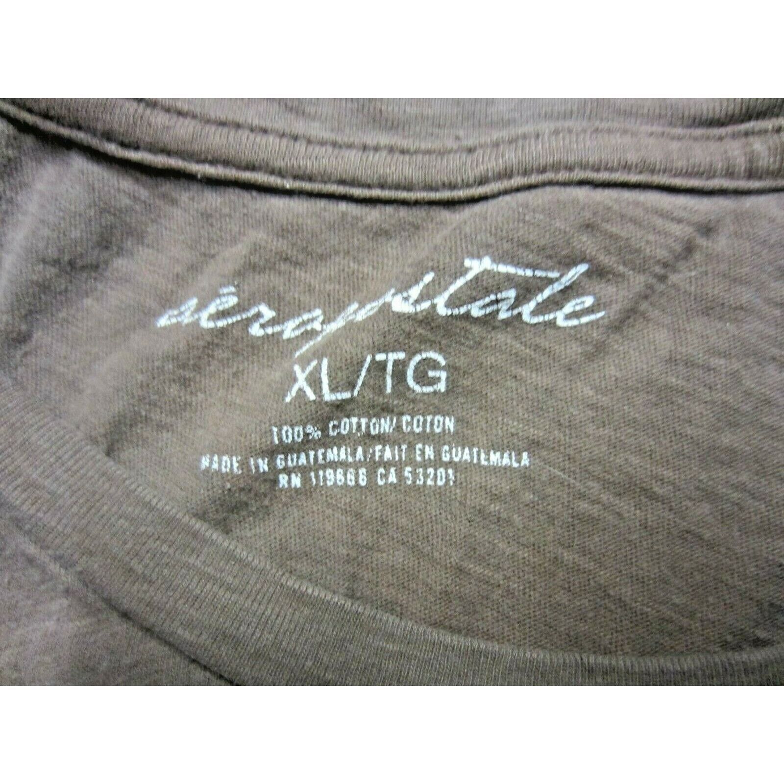 Aeropostale Surf Graphic Brown Tee Aeropostale Laguna Beach 1987 Size US XL / EU 56 / 4 - 5 Thumbnail
