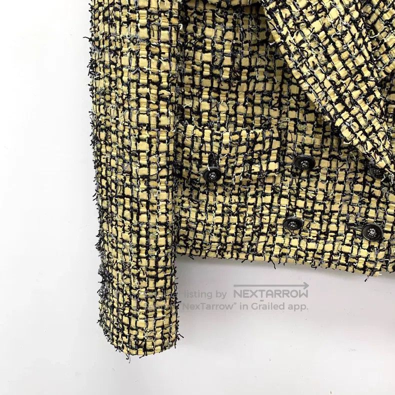 Chanel Chanel 22P colour-blocked lapel double-breasted long-sleev Size XS / US 0-2 / IT 36-38 - 4 Thumbnail