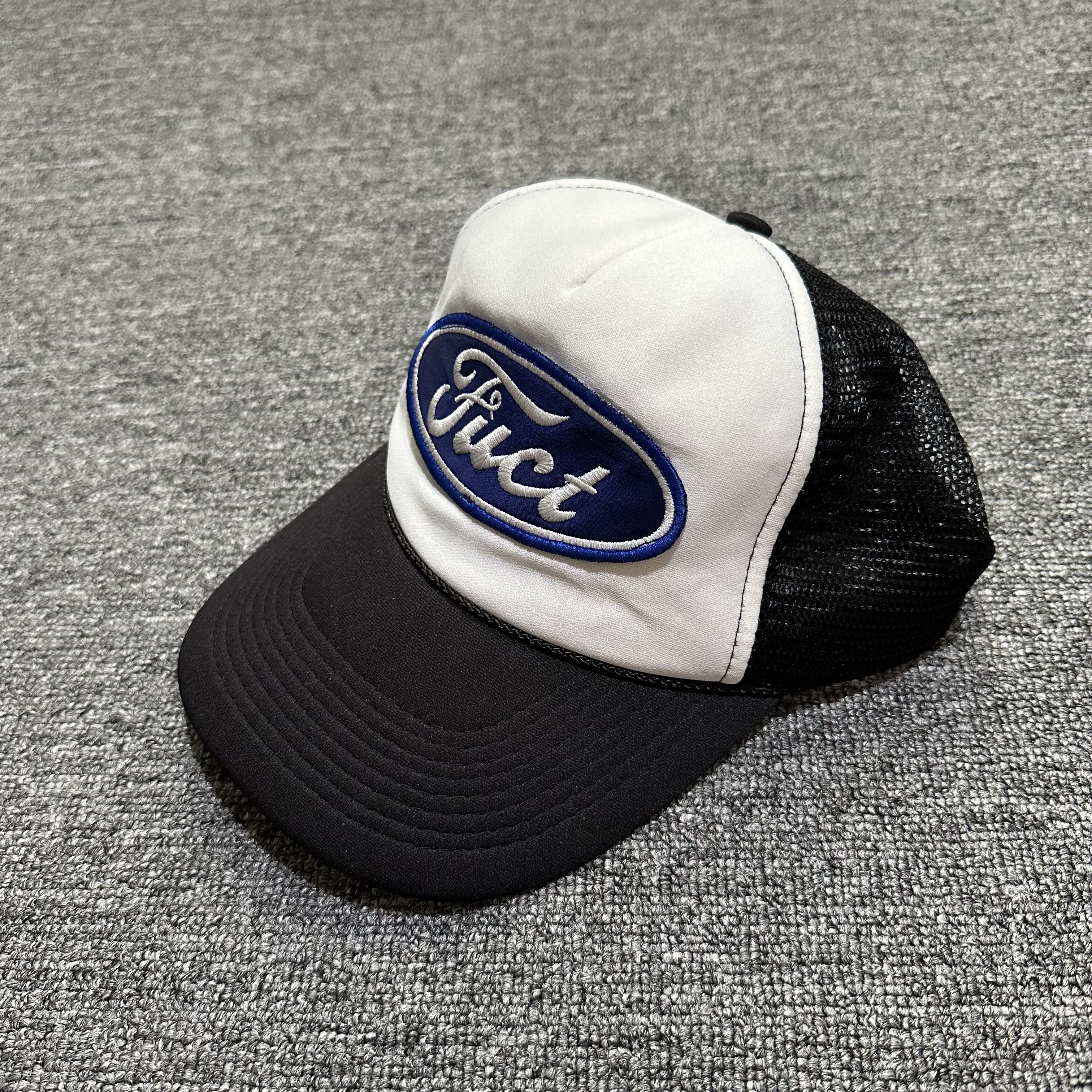 FUCT × Japanese Brand Vintage FUCT Skateboards Ford Logo Trucker Hat Size ONE SIZE - 2 Thumbnail