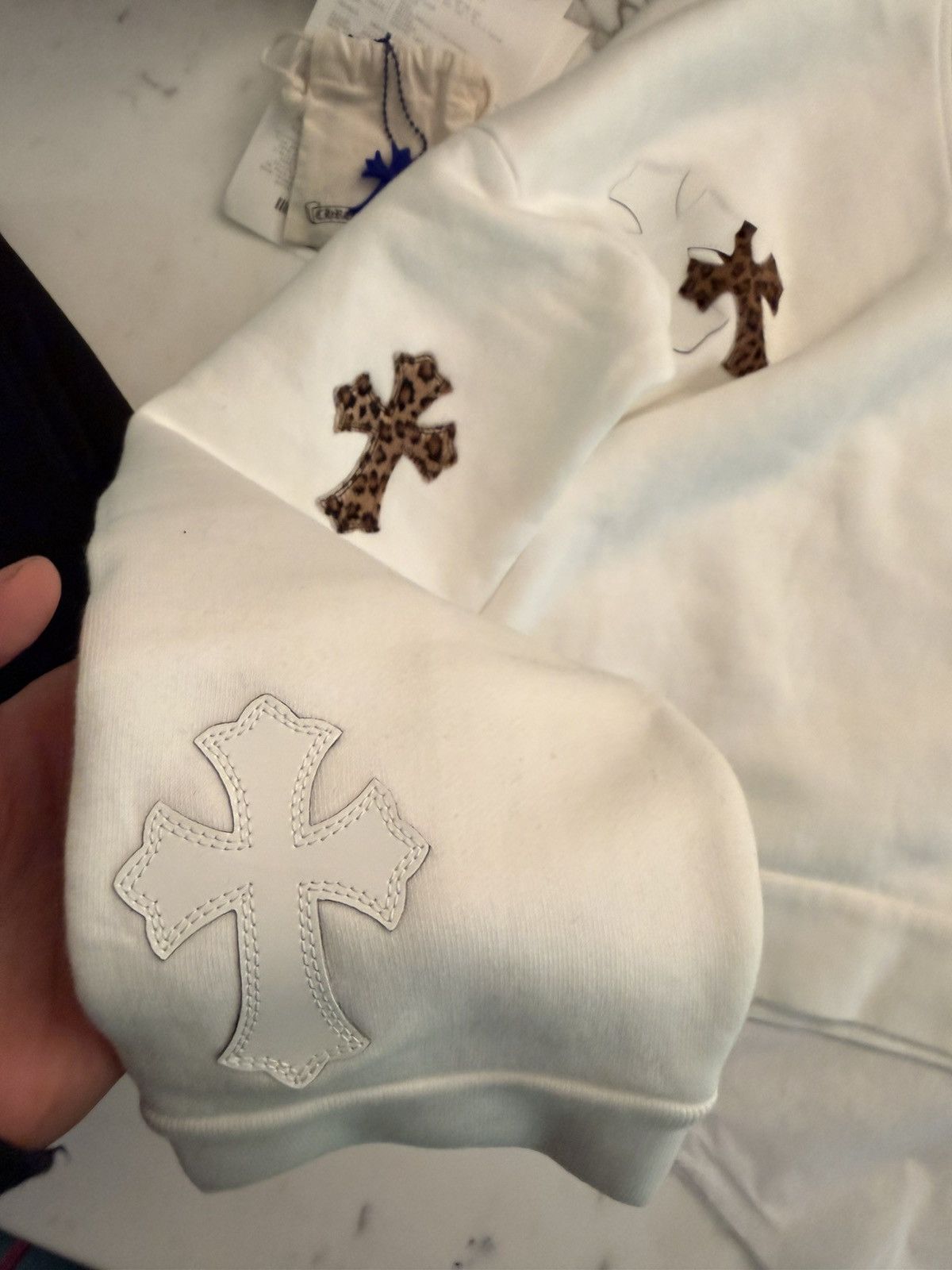 Chrome Hearts Crewneck 1/4 zip white patches Size US S / EU 44-46 / 1 - 3 Thumbnail