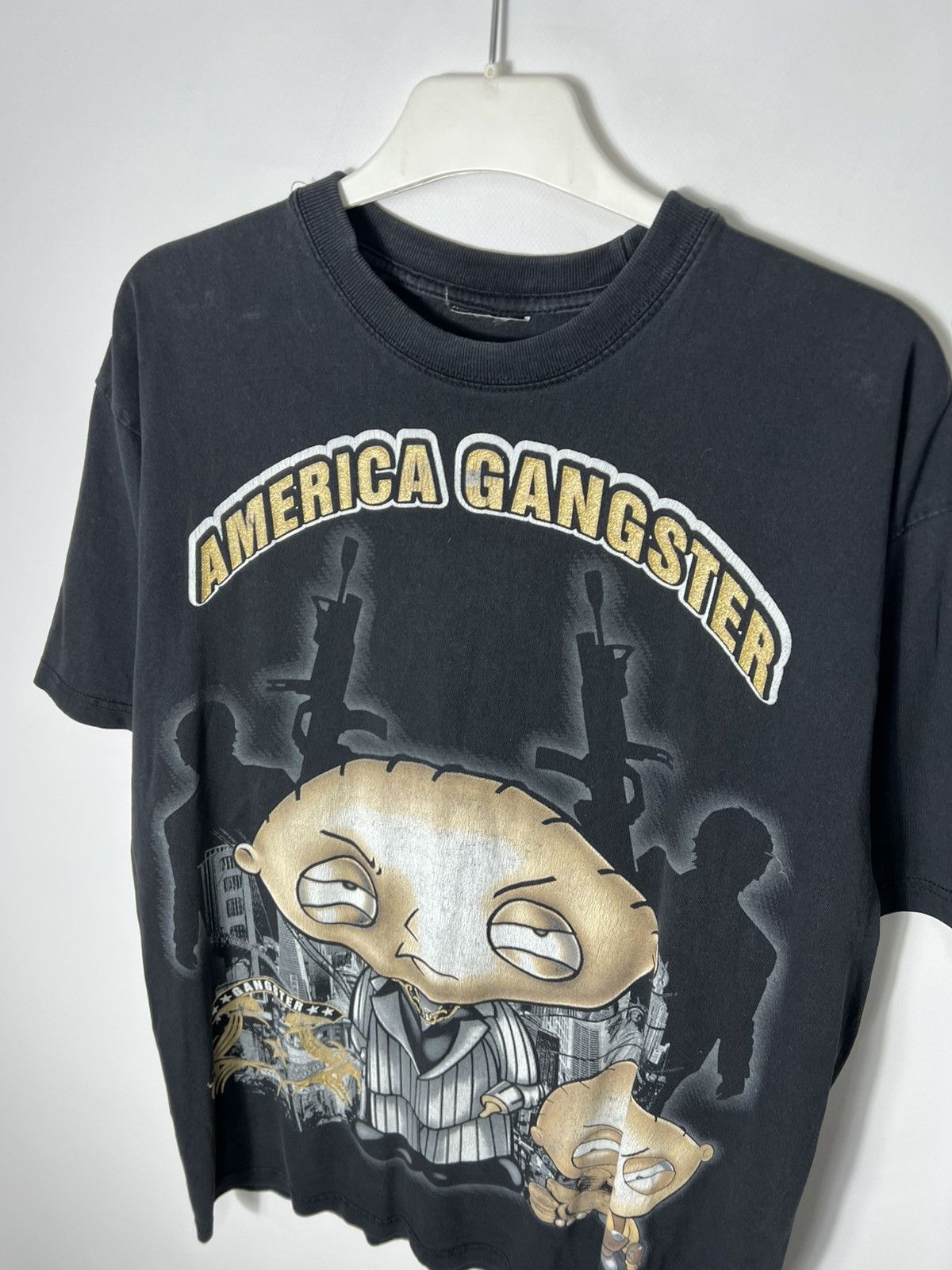 Cartoon Network Y2k streetwear America Gangster Cartoon Graphic T-Shirt Size US L / EU 52-54 / 3 - 2 Thumbnail
