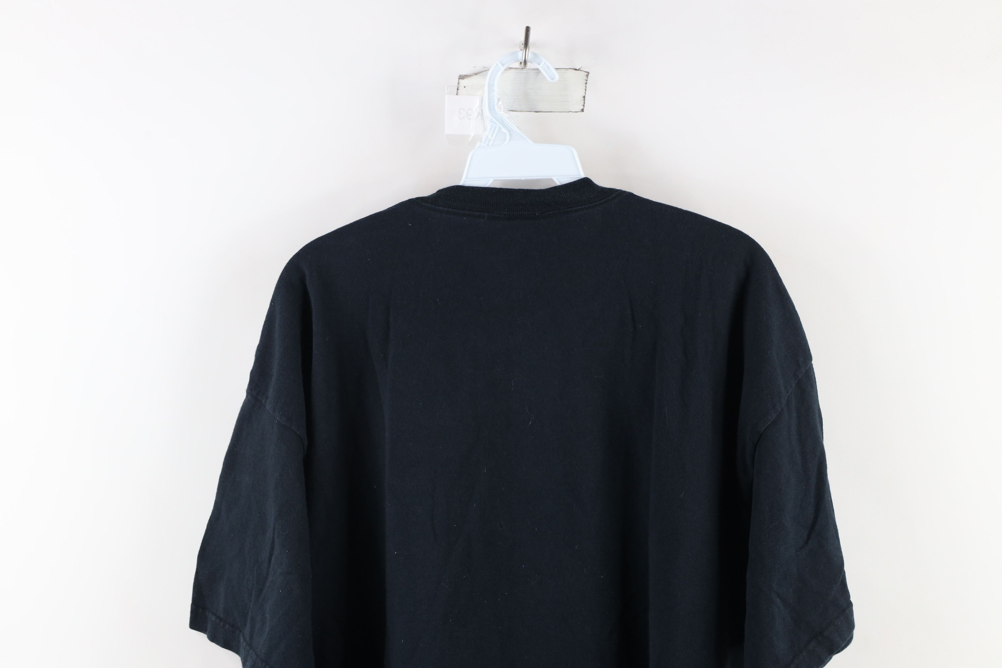 Vintage Vintage 90s Streetwear Cotton Short Sleeve T-Shirt Black Size US XXL / EU 58 / 5 - 7 Thumbnail