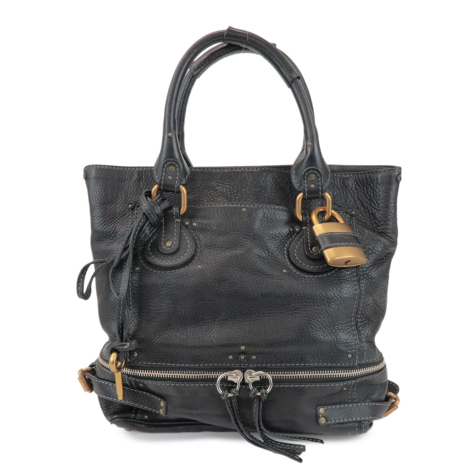 Chloe Chloe Paddington Calfskin Satchel Black Size ONE SIZE - 1 Thumbnail