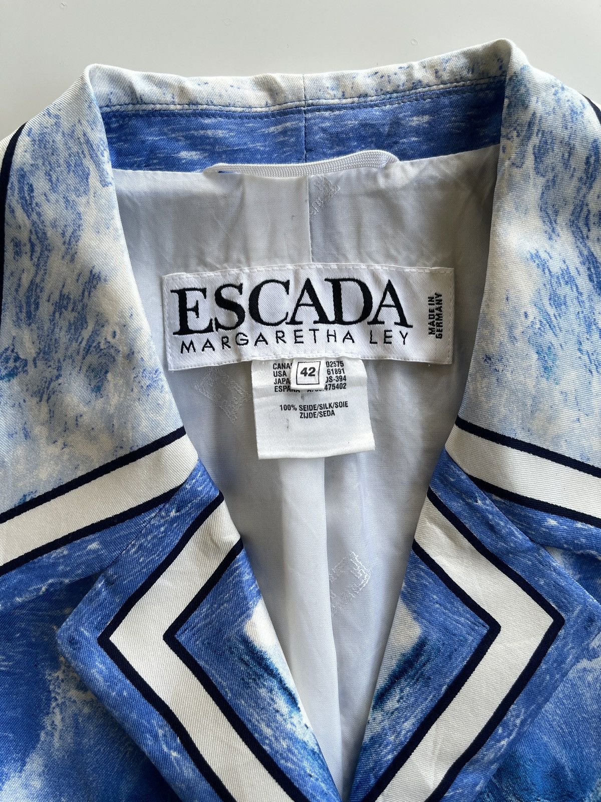 Escada Luxury Escada Silk Dolphin Printed Size M / US 6-8 / IT 42-44 - 12 Thumbnail