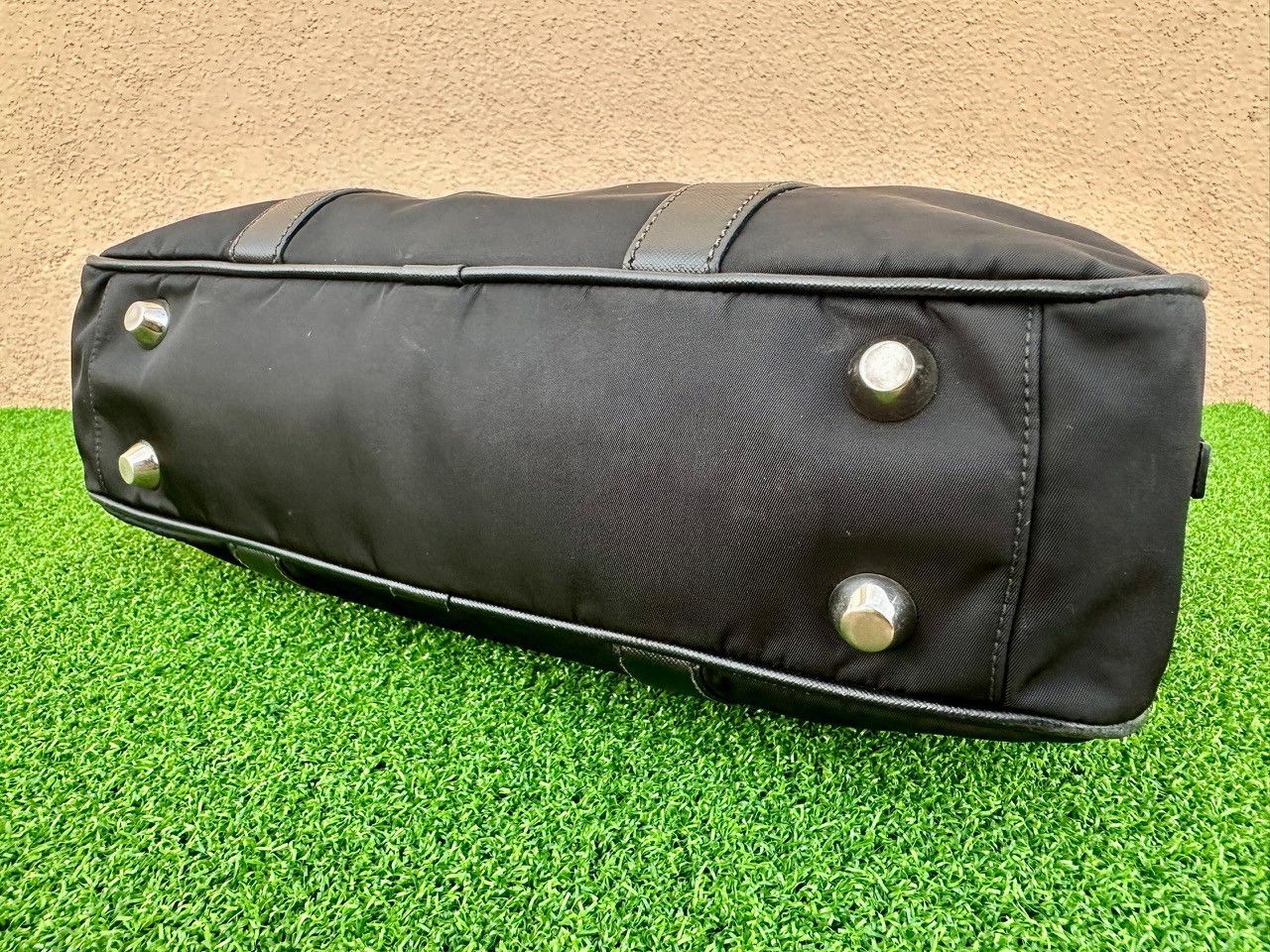 Prada Authentic Prada Tessuto Saffiano Leather Briefcase Size ONE SIZE - 4 Thumbnail