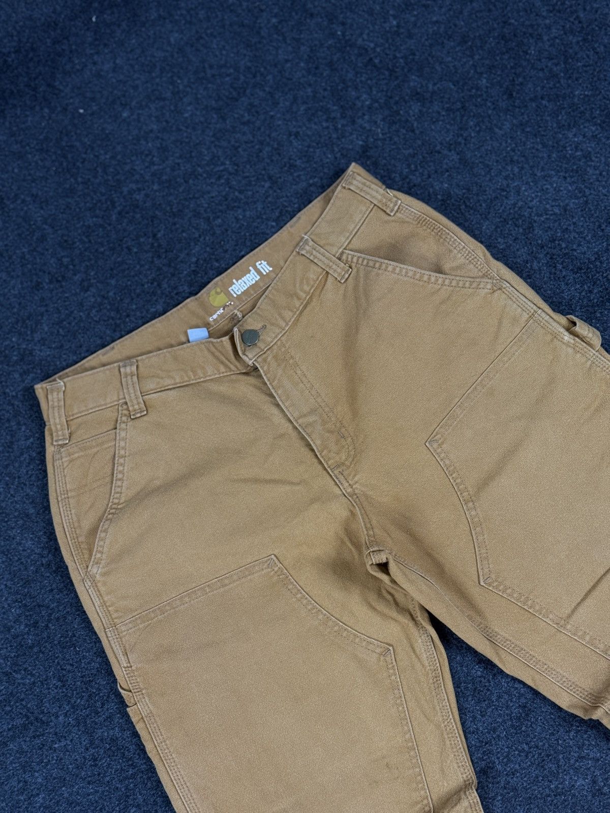 Carhartt VINTAGE Y2K Carhartt double knee carpenter Canvas pant 34x30 Size US 34 / EU 50 - 4 Thumbnail