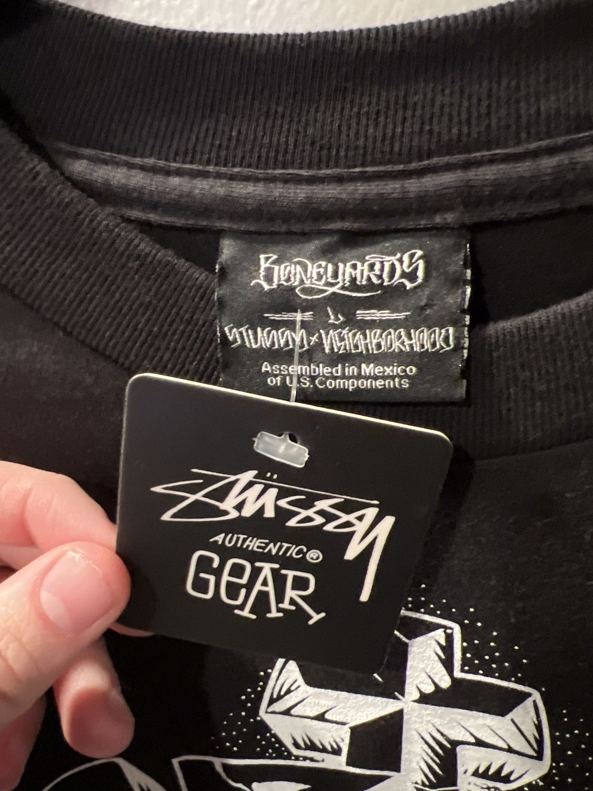 Neighborhood × Stussy New w/ Tag 2008 Stussy x NEIGHBORHOOD Boneyards Tee Size US L / EU 52-54 / 3 - 2 Thumbnail
