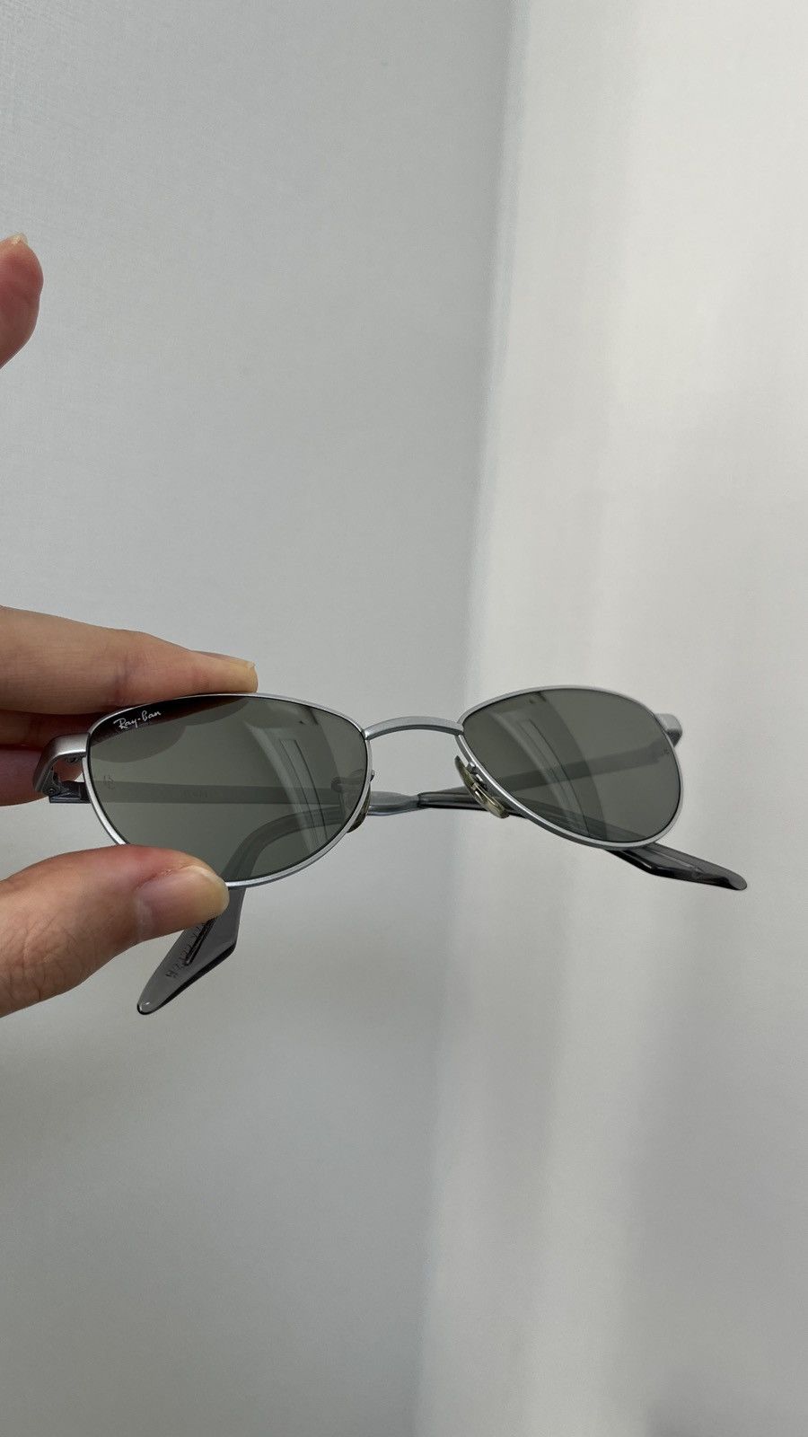 RayBan 🔥Holy Grail🔥Still New! 90s B&L Sidestreet🕶️ Silver Shine✨ Size ONE SIZE - 16 Thumbnail