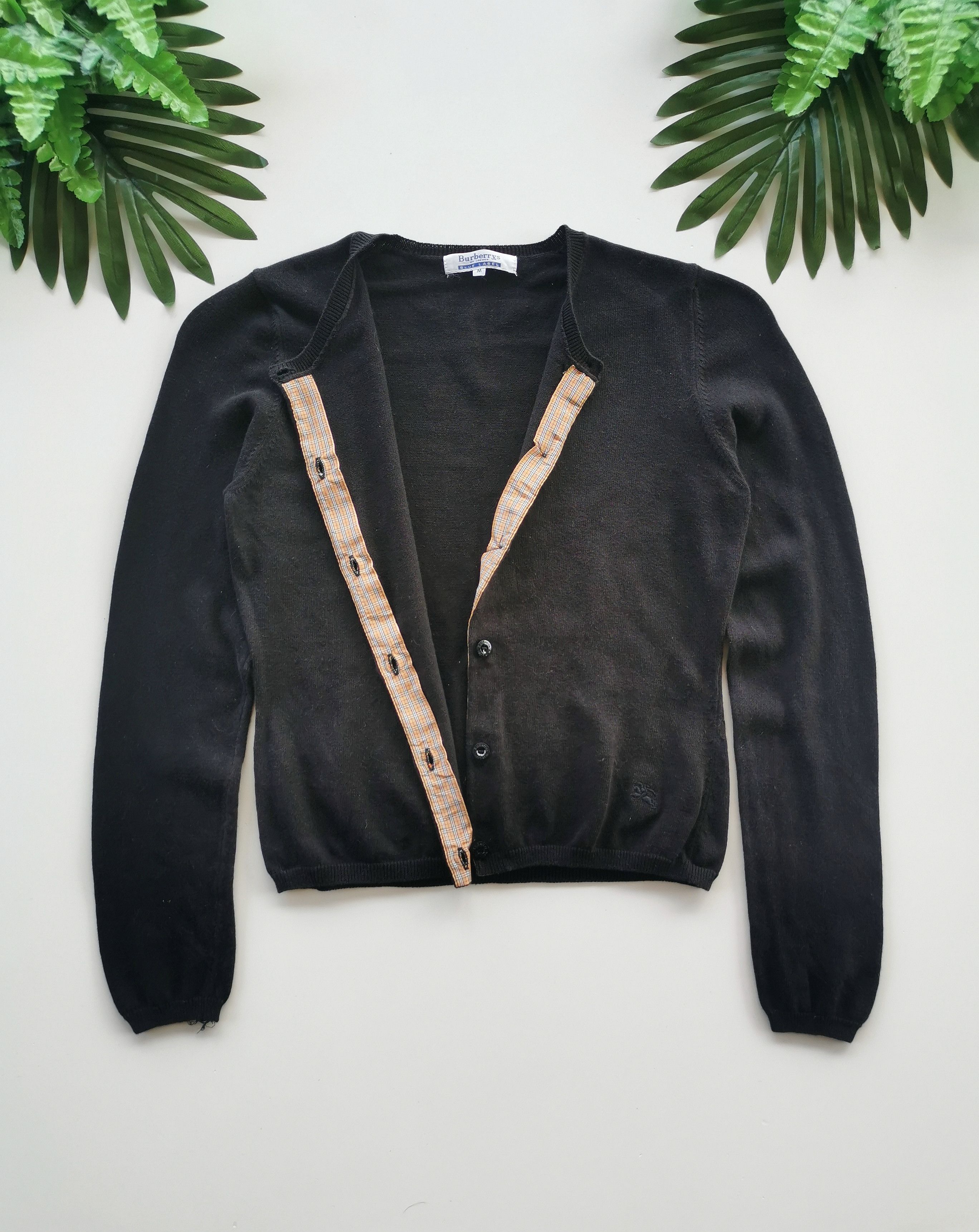 Burberry Vintage Burberrys Short Length Cardigan Size M / US 6-8 / IT 42-44 - 2 Thumbnail