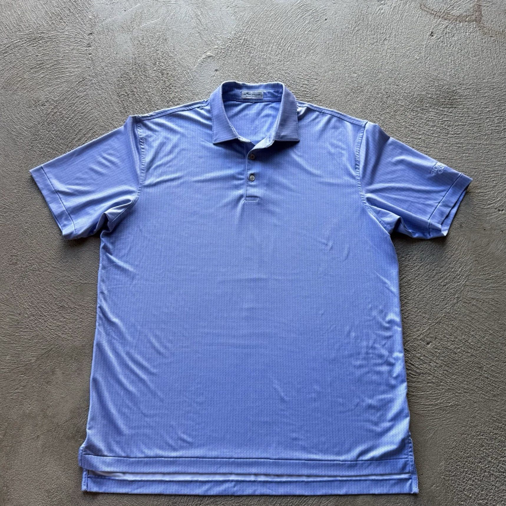Peter Millar Peter Millar Polo Mens XL Blue Summer Comfort Stretch Golf Drink Cocktail Polo Shirt Size US XL / EU 56 / 4 - 2 Thumbnail