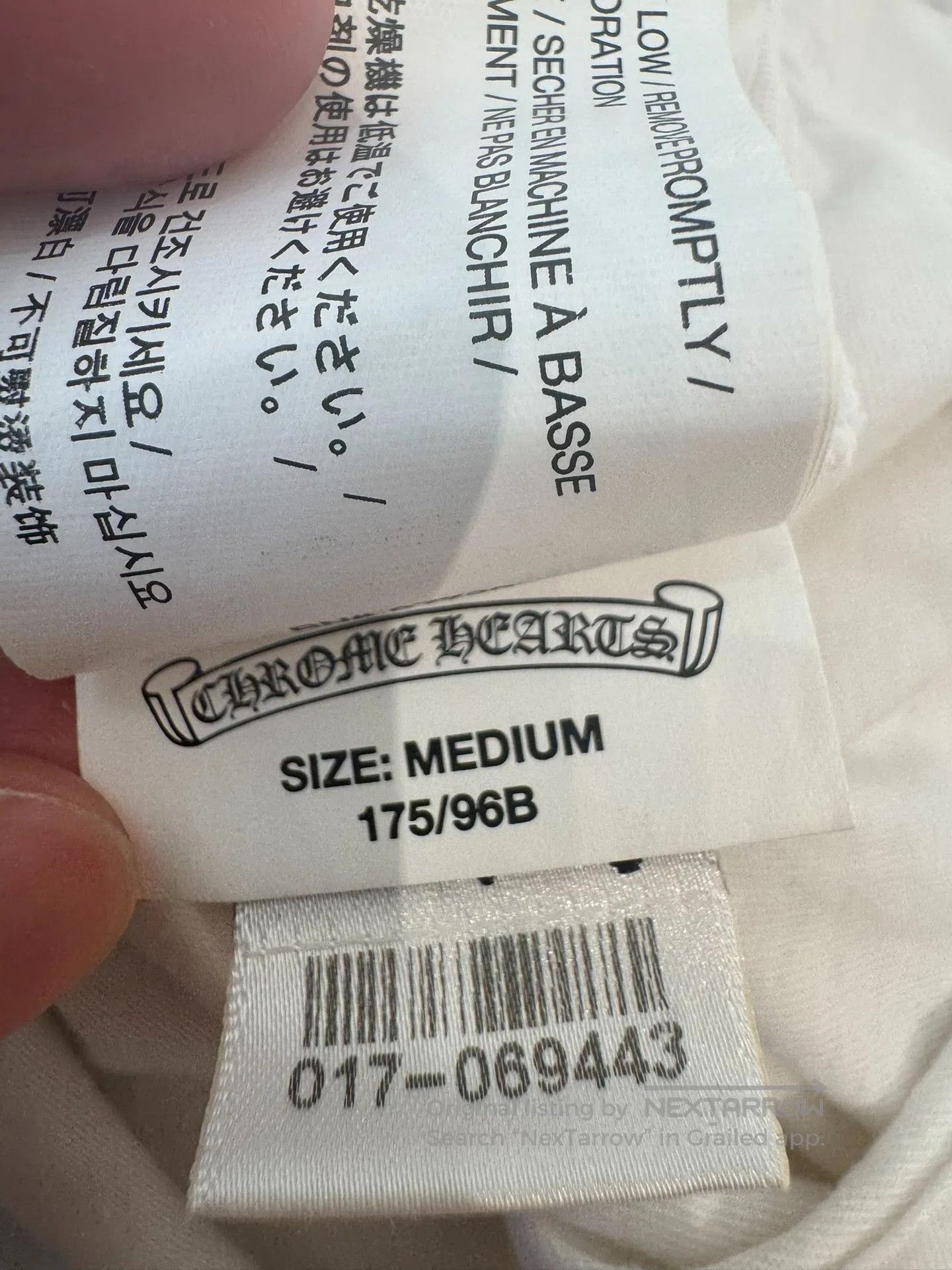 Chrome Hearts Chrome Hearts White Long Sleeve Printed Shirt. Size US M / EU 48-50 / 2 - 6 Thumbnail