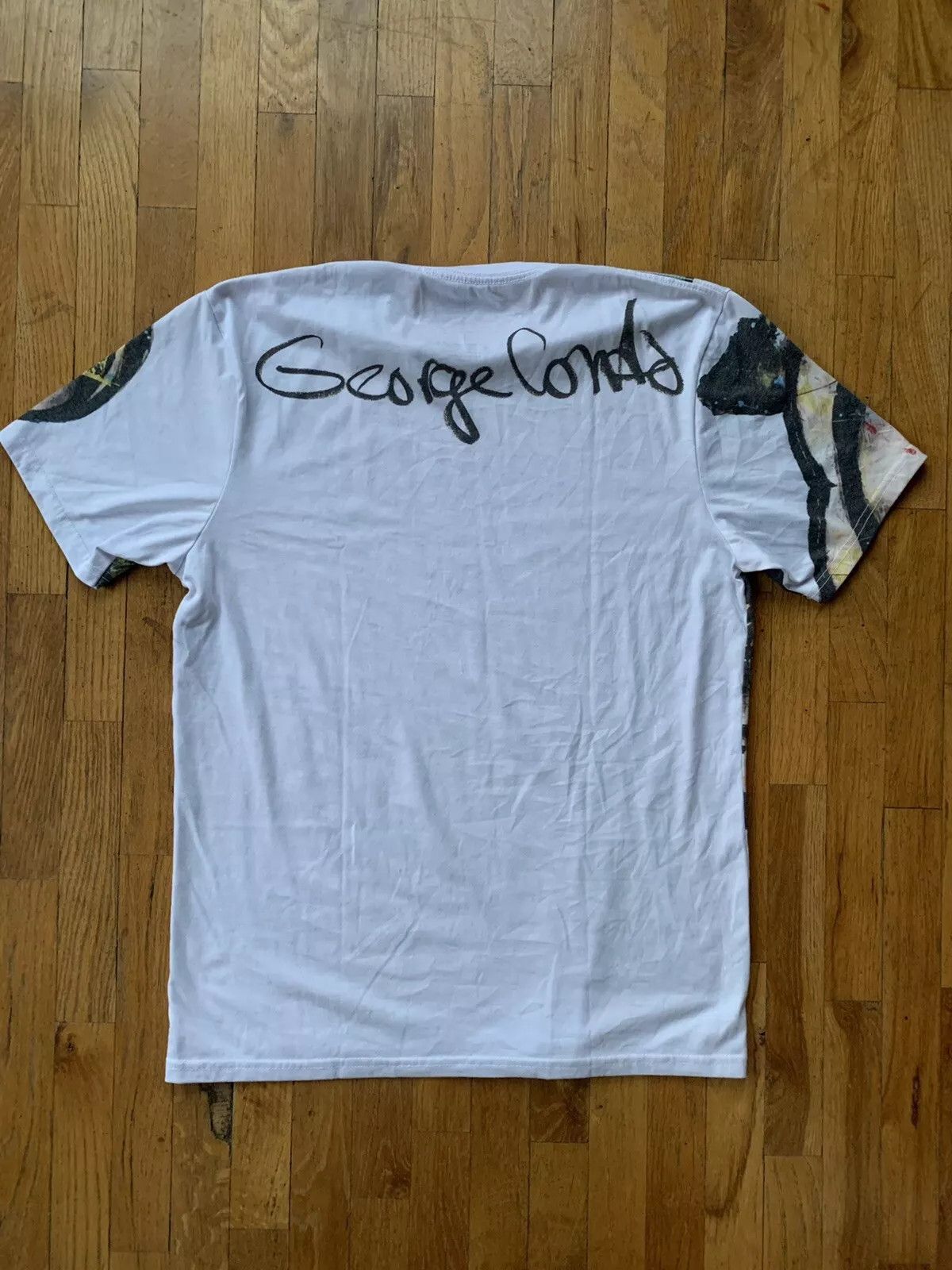 Travis Scott Travis Scott George Condo Portrait T-Shirt White Large Size US L / EU 52-54 / 3 - 3 Thumbnail