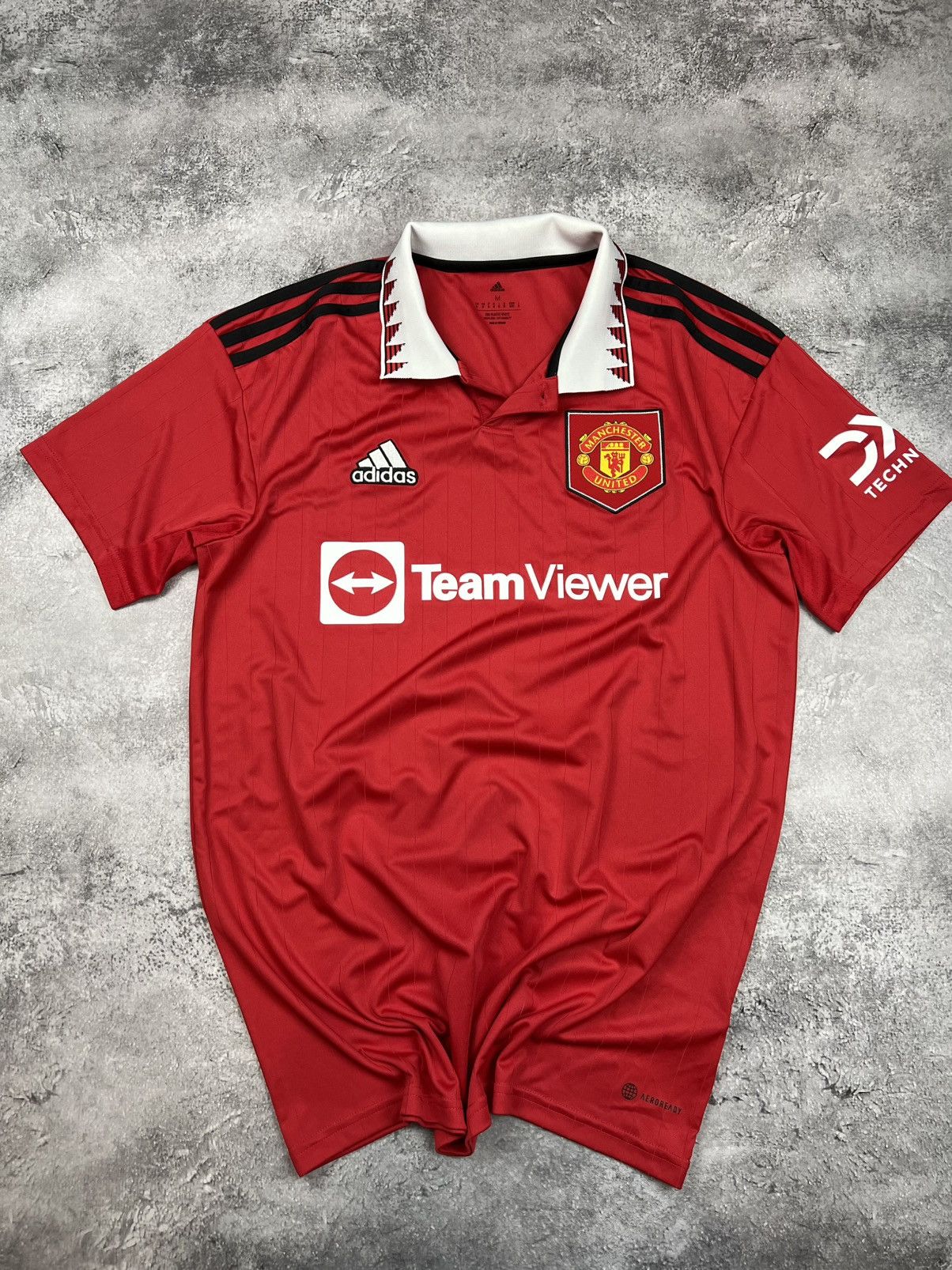 Adidas Manchester United Adidas 2022/2023 Home Kit Soccer Jersey Size US M / EU 48-50 / 2 - 1 Thumbnail