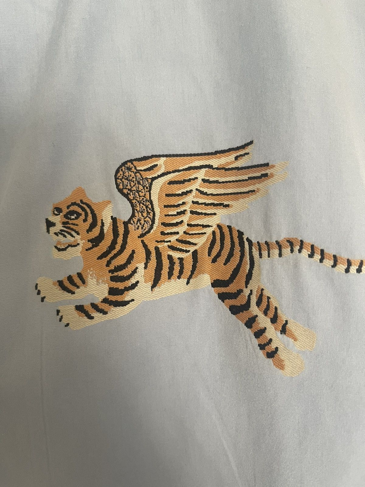 Gucci Gucci Tiger Fil Coupe Button Up Bowling Shirt Size US M / EU 48-50 / 2 - 6 Thumbnail