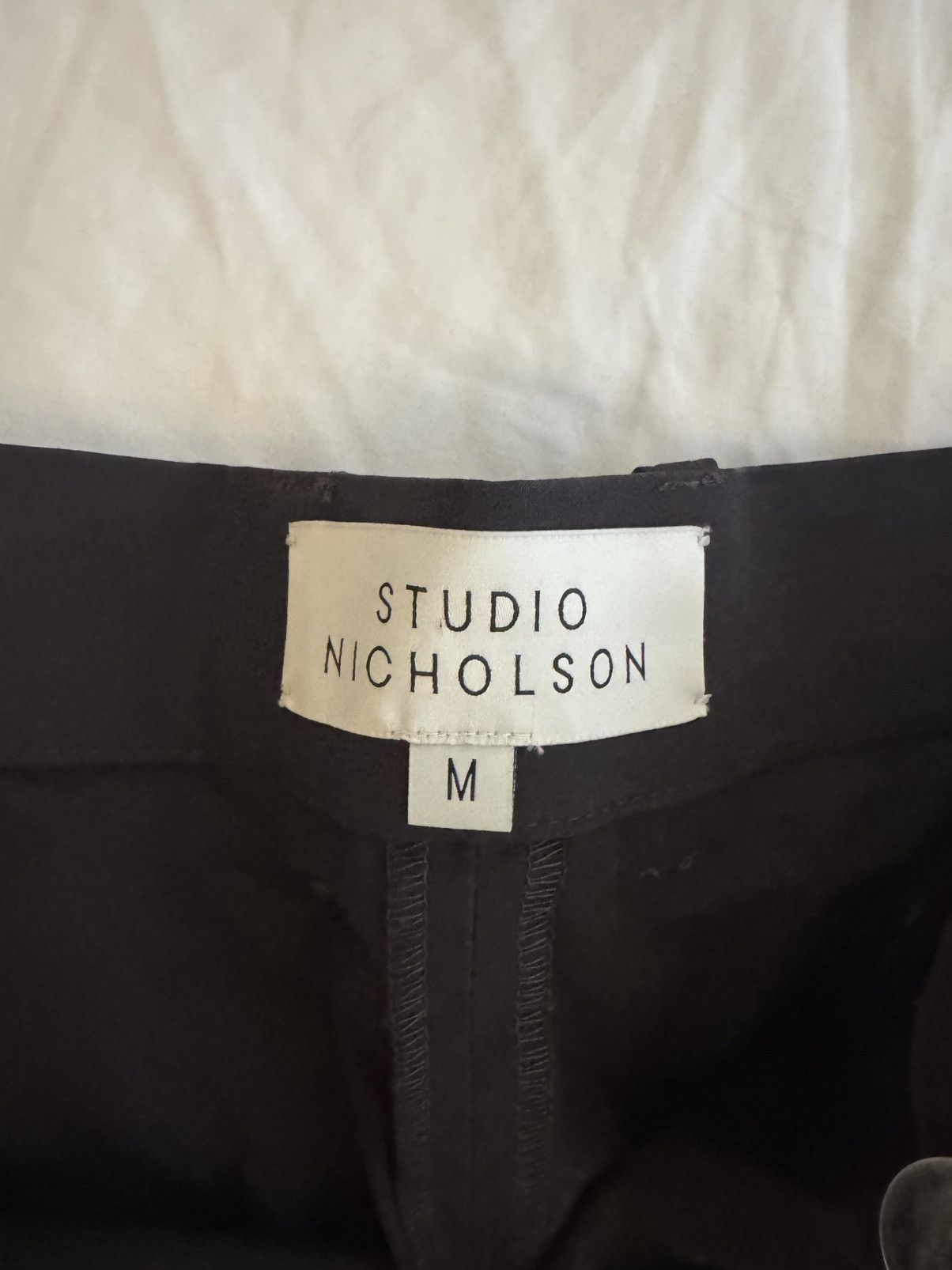 Studio Nicholson Studio Nicholson Reeves Pants in Black Grape Size US 30 / EU 46 - 4 Thumbnail