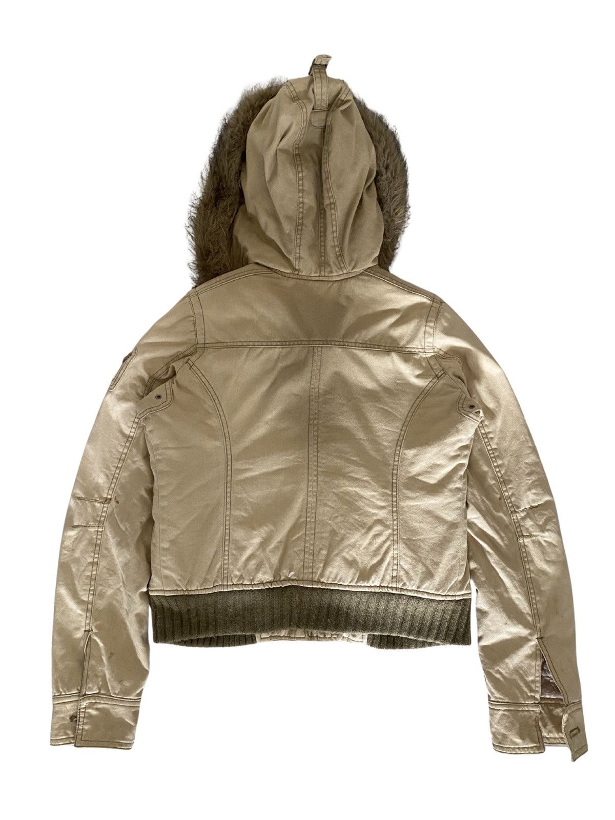 Abercrombie & Fitch Vintage Abercrombie and Fitch Fur Hooded Jacket Size S / US 4 / IT 40 - 6 Thumbnail