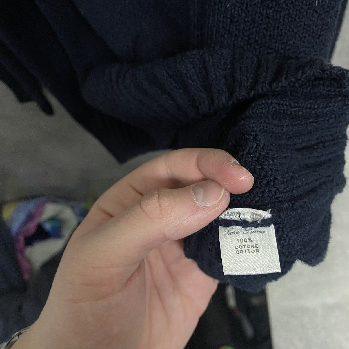 Loro Piana Loro Piana Cotton Quarter Zip Sweater Jumper Size US L / EU 52-54 / 3 - 10 Thumbnail
