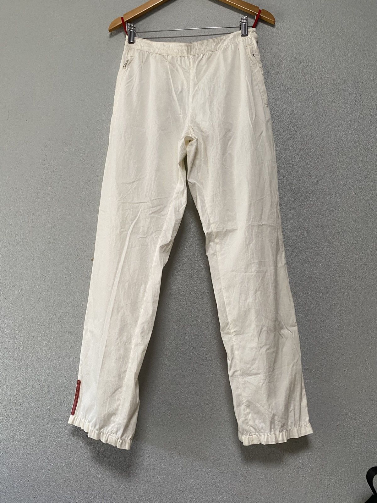 Prada Prada sports trackpants zipper rubber tags Size US 28 / EU 44 - 2 Thumbnail