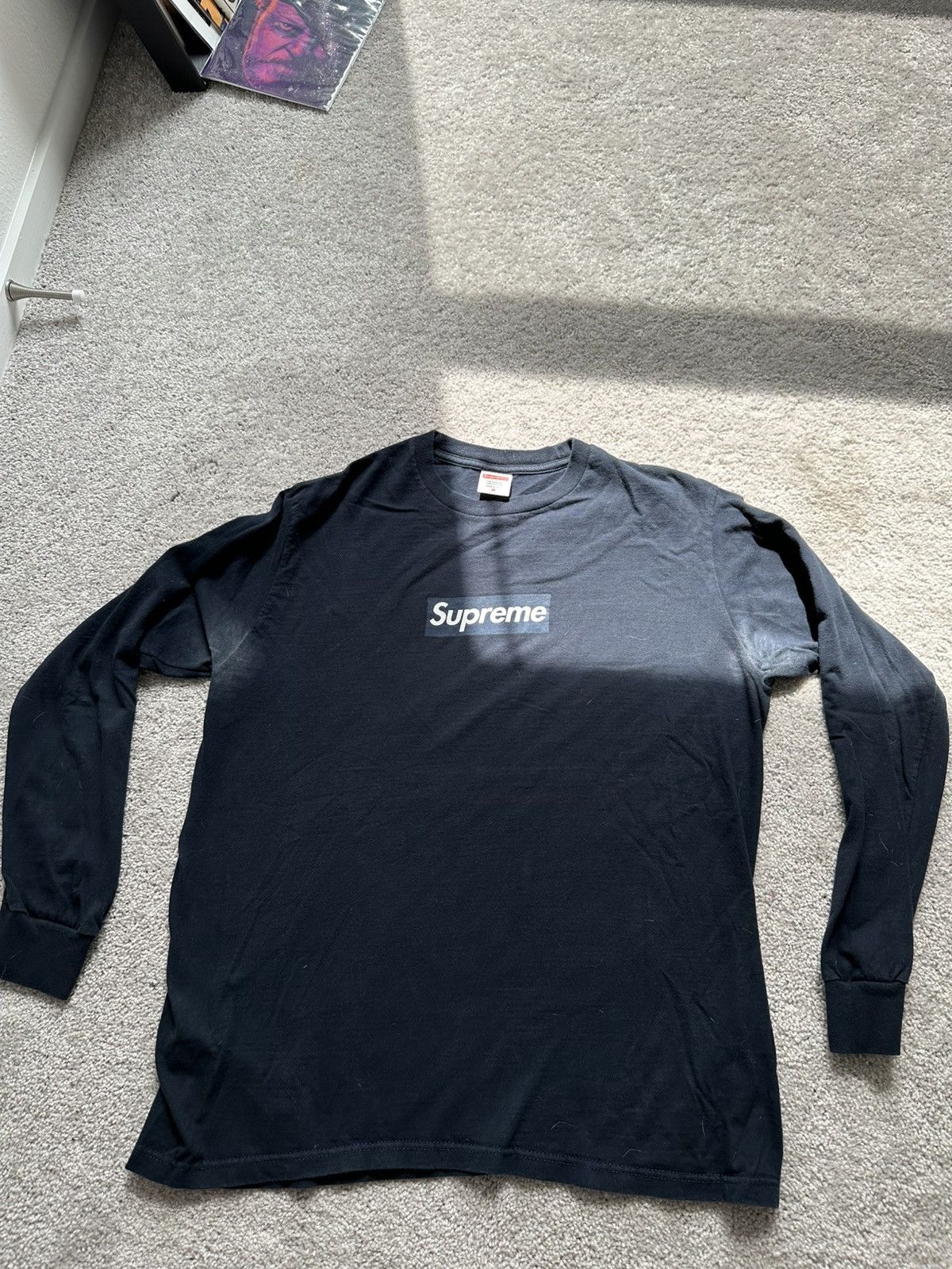 Supreme Supreme Arabic Logo L/S Tee Black M FW2017 | Grailed