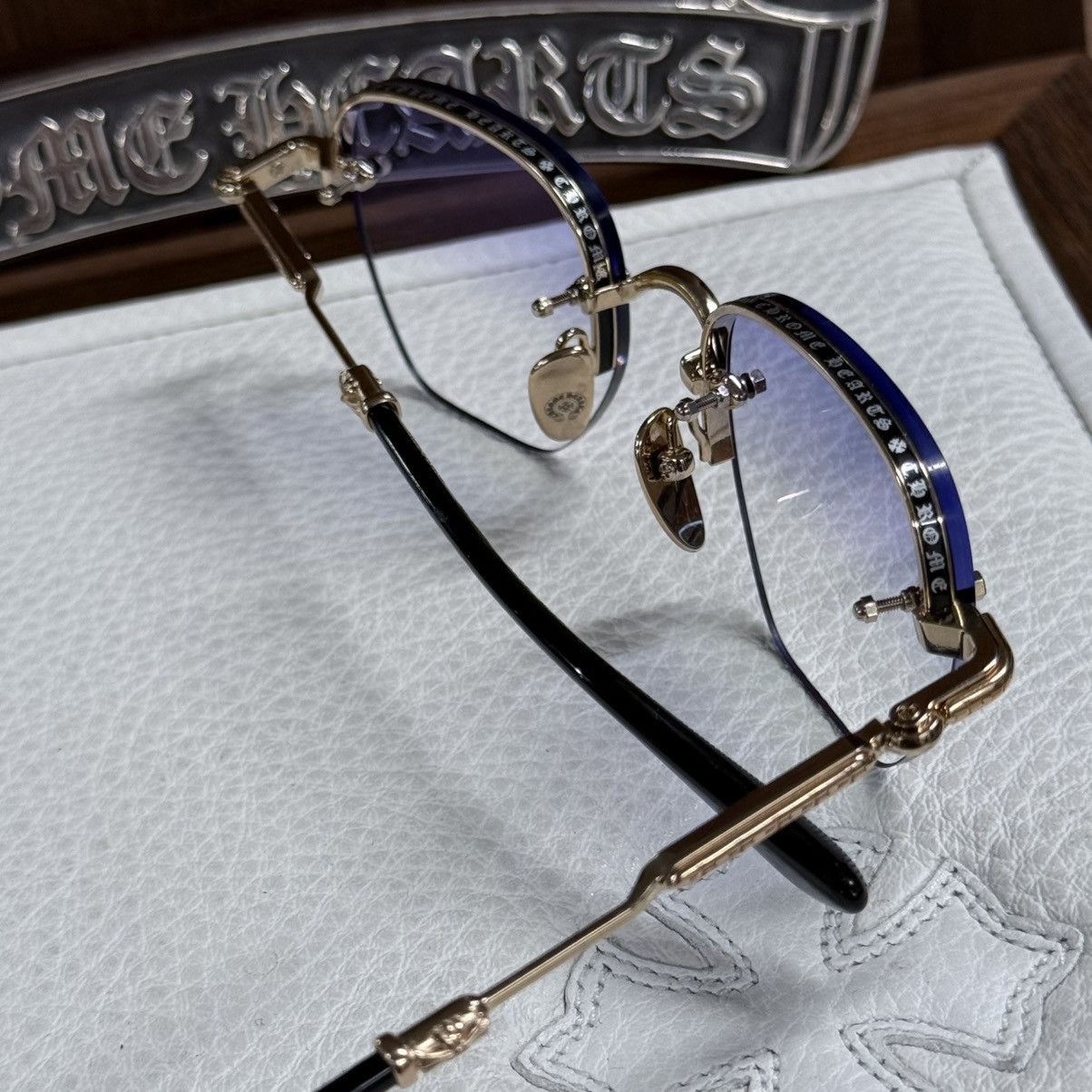 Chrome Hearts Frosted Sunglasses chrome hearts Size ONE SIZE - 8 Thumbnail