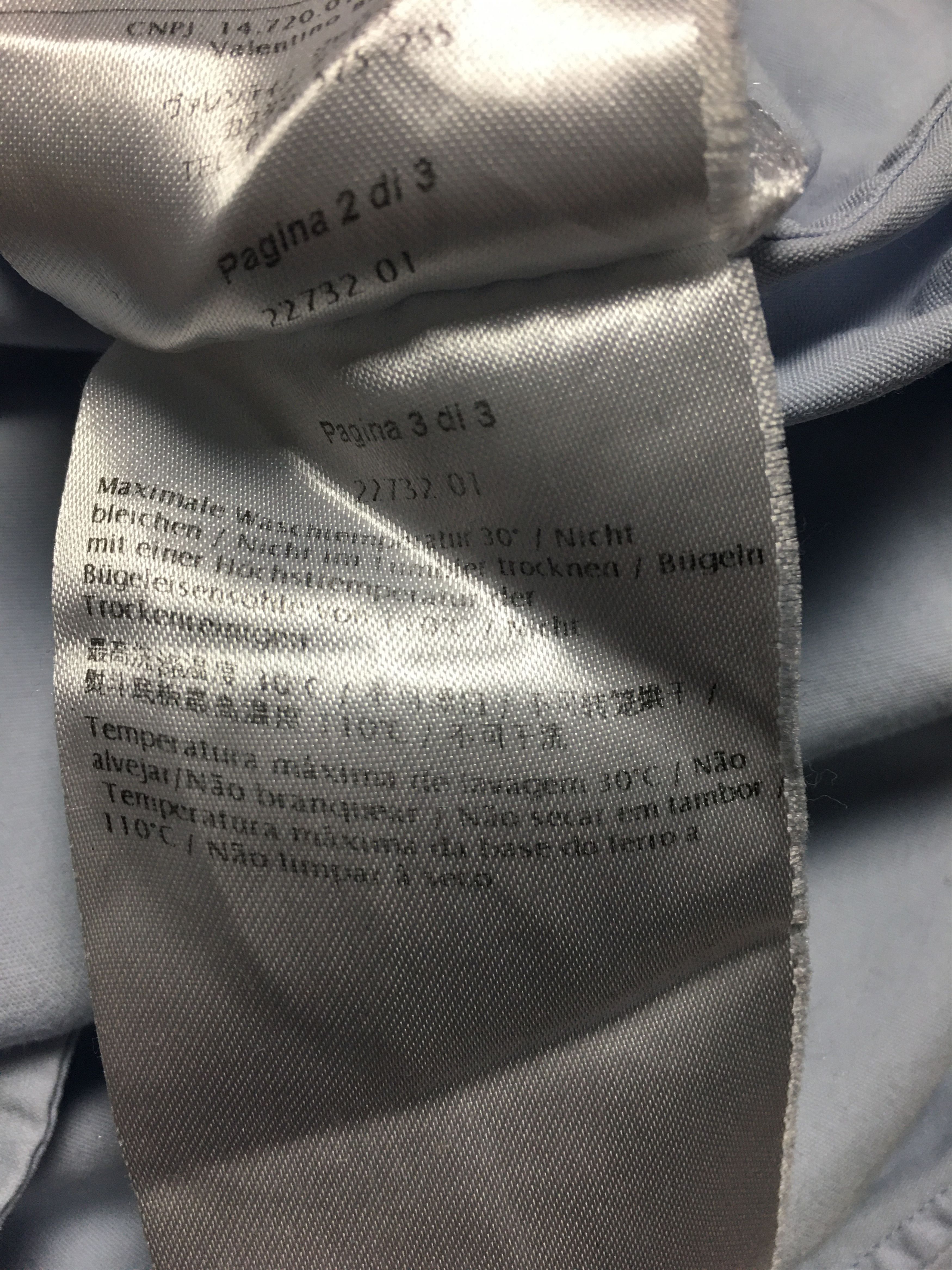 Valentino Valentino Light Blue Men Shirt Size 15 3/4 -40 Size 40R - 10 Thumbnail