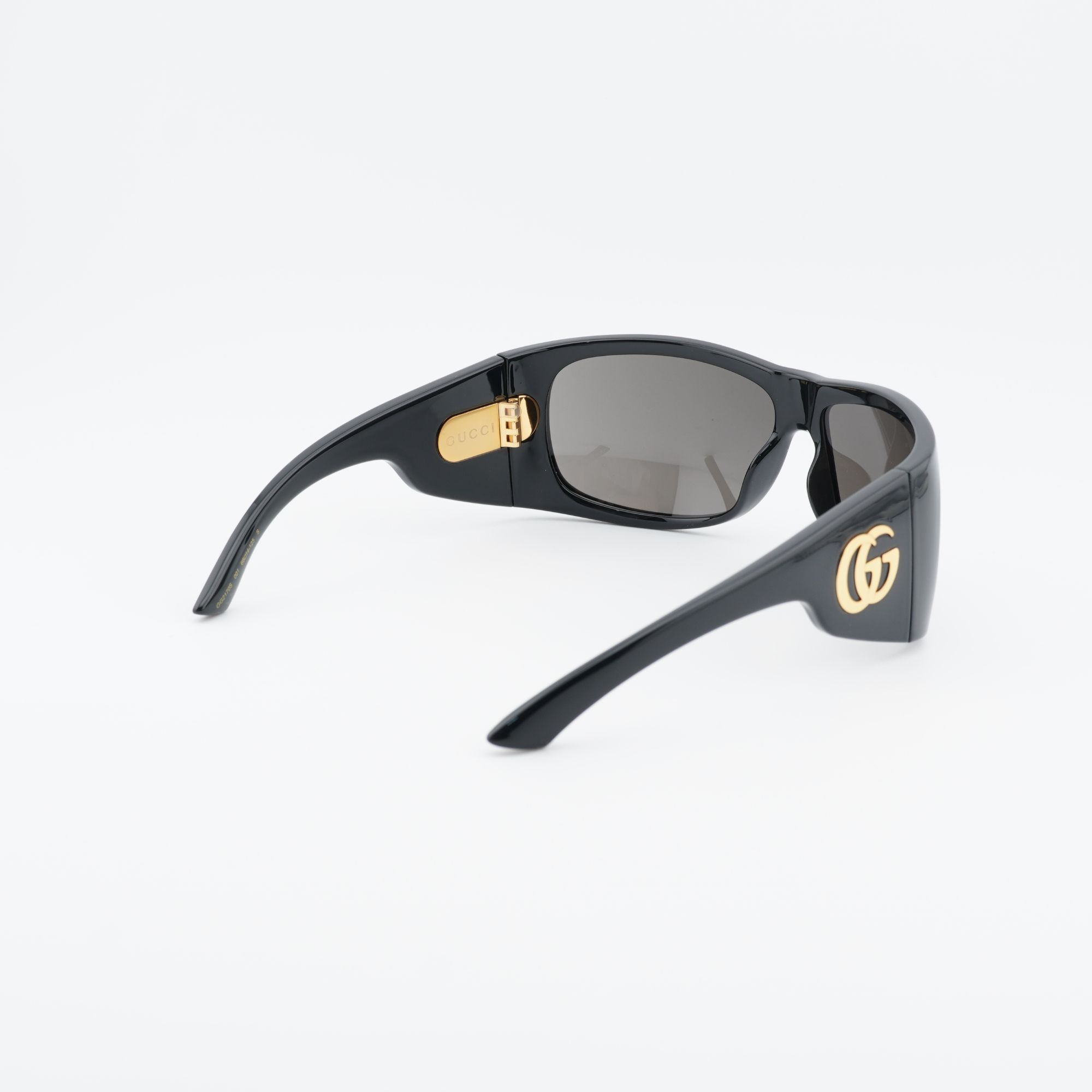 Gucci Gucci GG2170S 001 Sunglasses Black Rectangle Frame Size ONE SIZE - 6 Thumbnail
