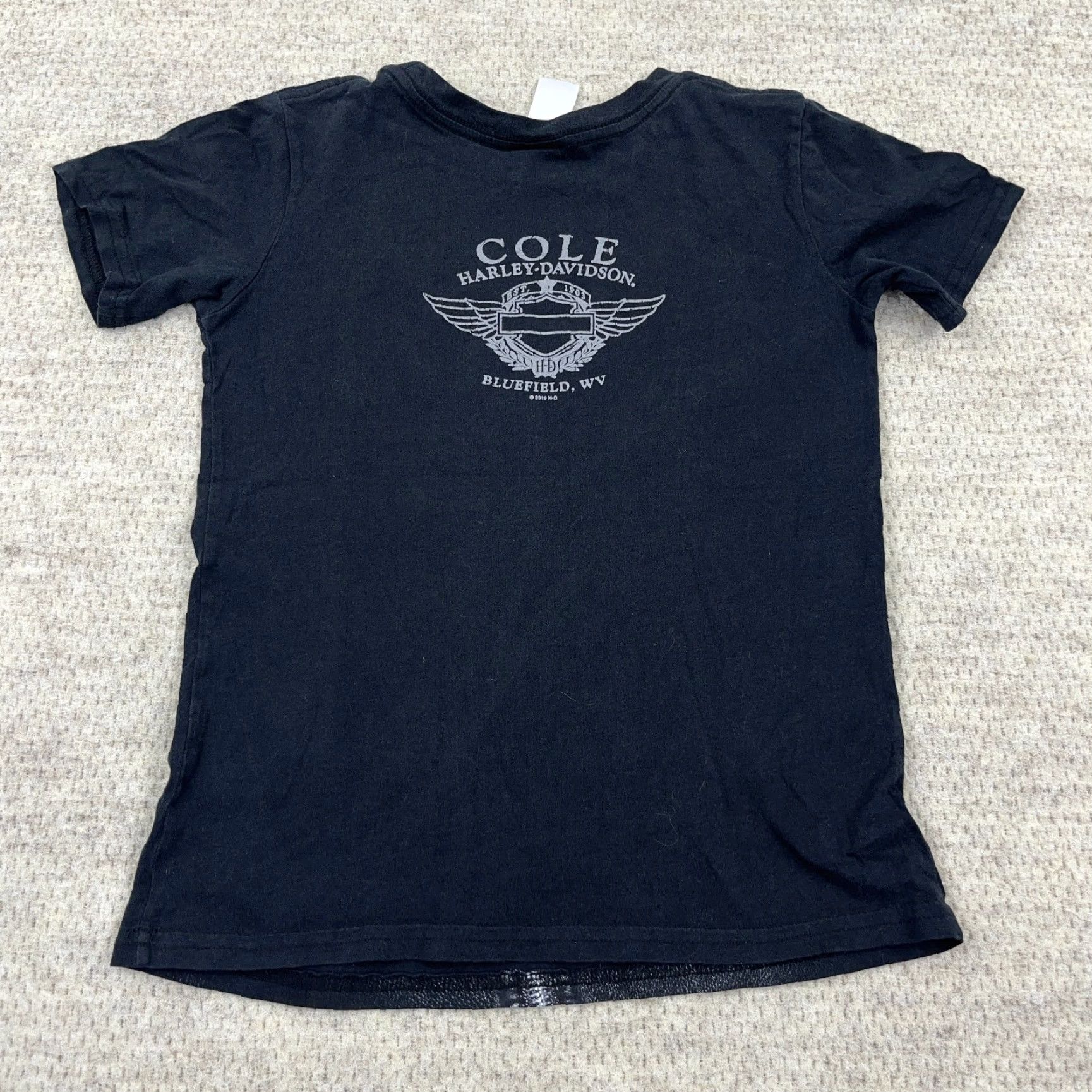 Harley Davidson Harley-Davidson Shirt Women Small Black Biker Tee Y2K All Over Ladies Vintage No Size S / US 4 / IT 40 - 6 Thumbnail