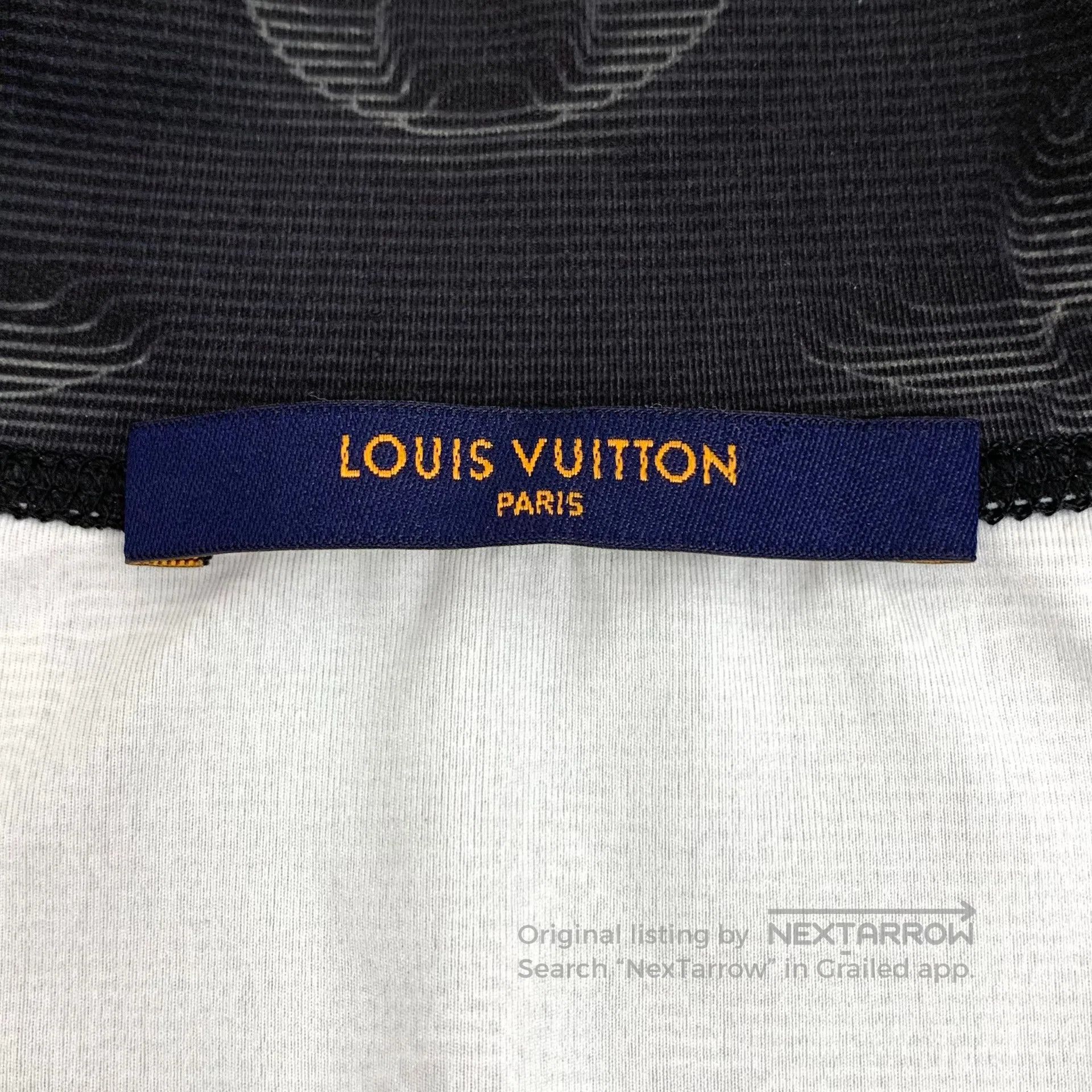Louis Vuitton Louis Vuitton Black Logo Embossed Full Print Half Zip Long Size US XXL / EU 58 / 5 - 5 Thumbnail