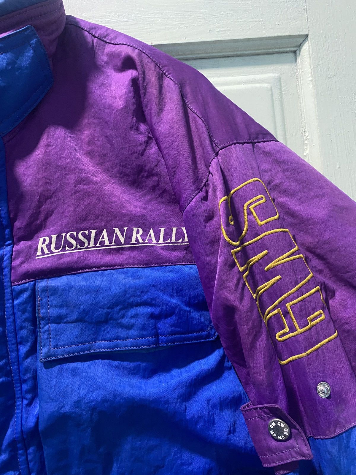 Goldwin Vintage 1997 Goldwin Motorsport Riding Russian Rally Jacket Size US M / EU 48-50 / 2 - 4 Thumbnail