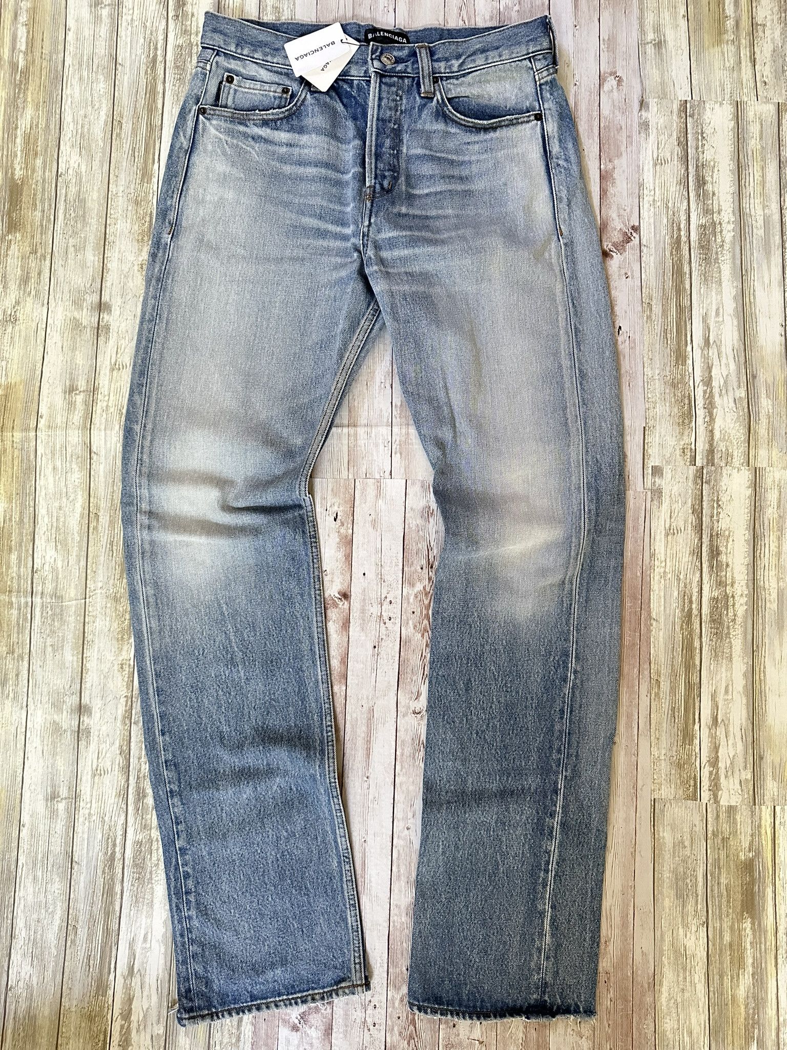 Balenciaga SS18 80'S Dirt Denim Size US 30 / EU 46 - 1 Thumbnail