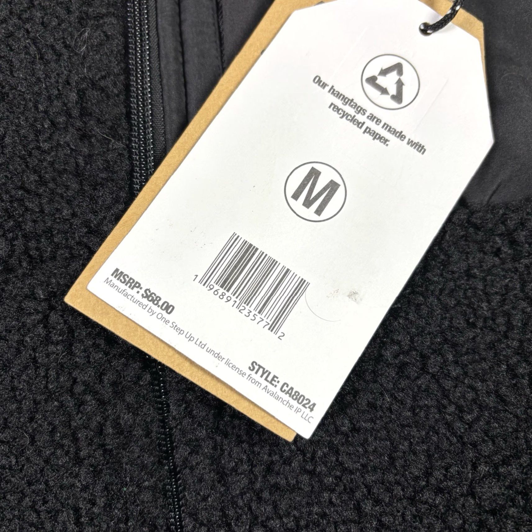 Avalanche Avalanche Vest Fleece Black Full Zip Womens M NWT Size M / US 6-8 / IT 42-44 - 7 Thumbnail