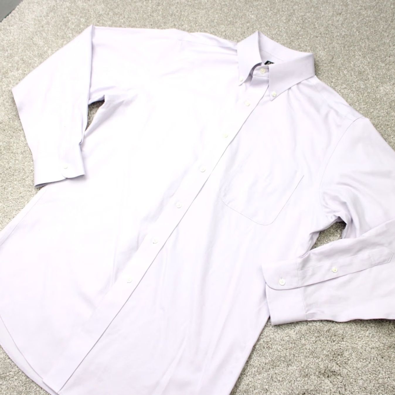 Jos. A. Bank Jos. A. Bank Shirt Mens 15 1/2 33 Purple Traveler Tailored Fit Cotton Long Sleeve Shirt Size US L / EU 52-54 / 3 - 3 Thumbnail