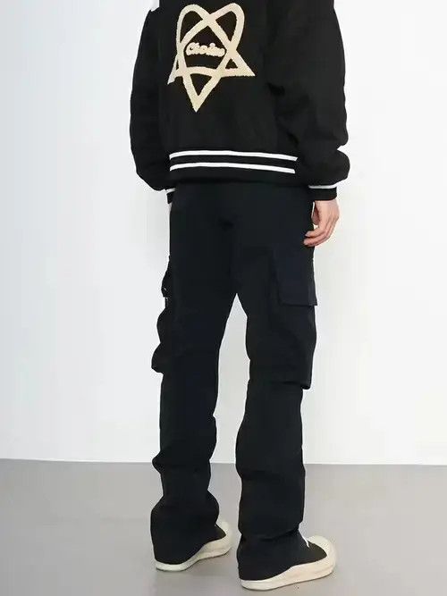 Jean urban zipper flared cargo pants Size US 32 / EU 48 - 3 Thumbnail