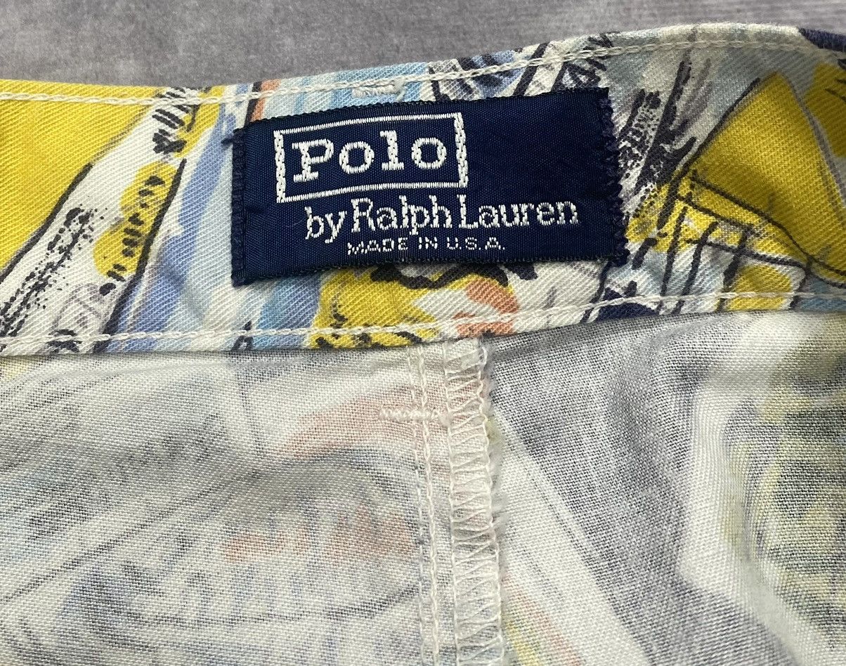 Polo Ralph Lauren 90’s Vintage Polo Ralph Lauren Carte Postale Shorts Size US 34 / EU 50 - 4 Thumbnail