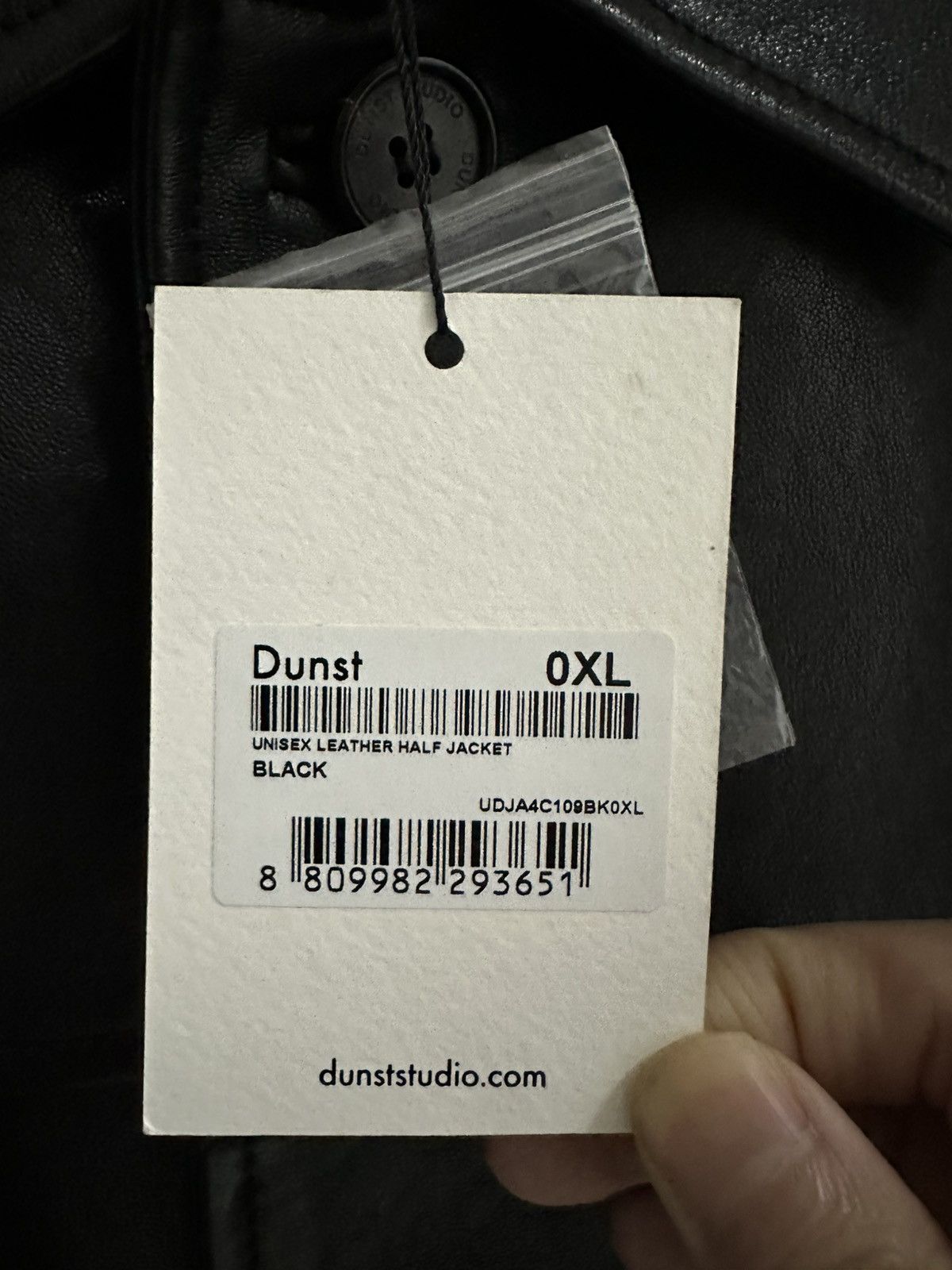 Other Dunst black lamb leather half jacket Size US XL / EU 56 / 4 - 5 Thumbnail