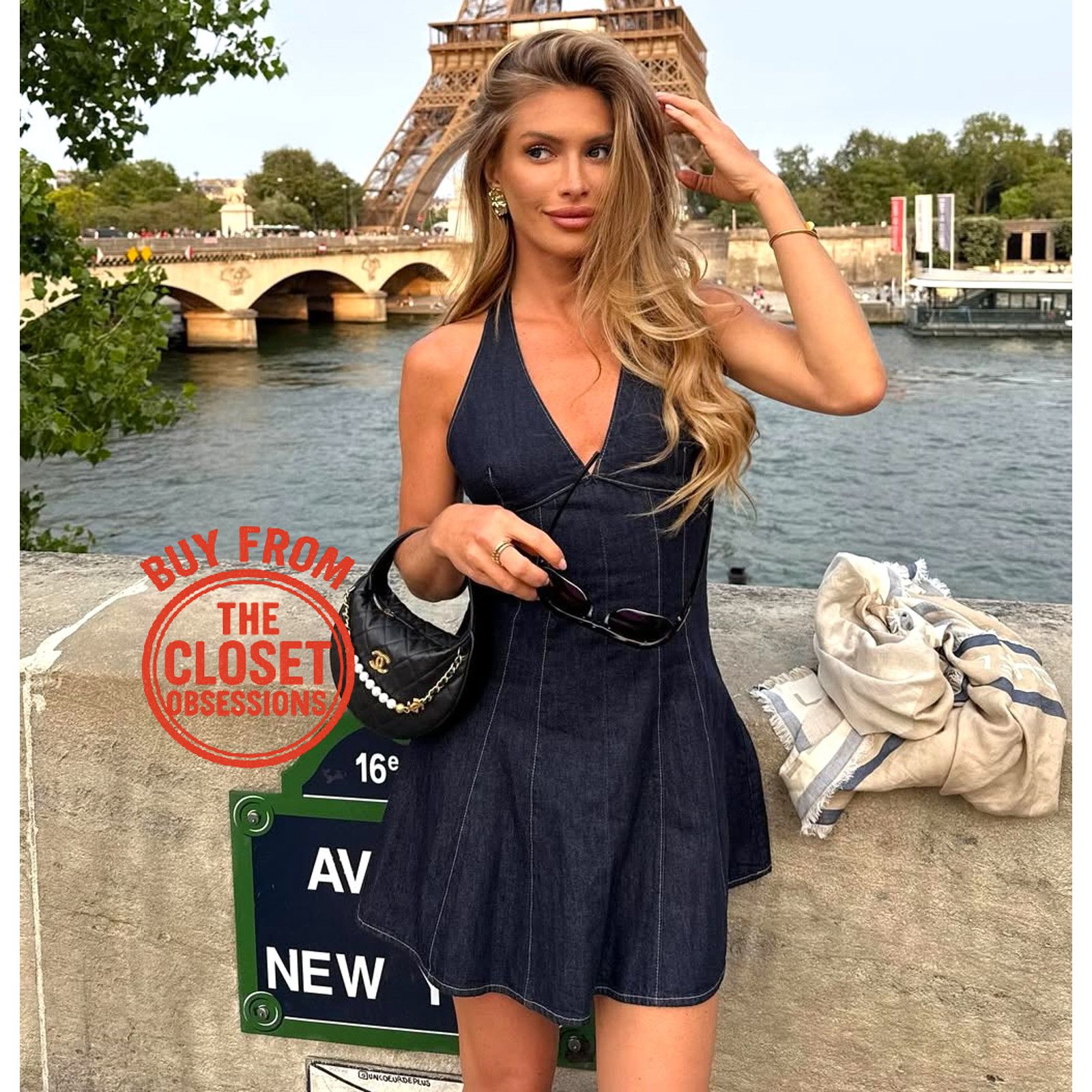 ZARA BLOGGER FAVE!!! Halter Neck Mini Dress NWT (L)