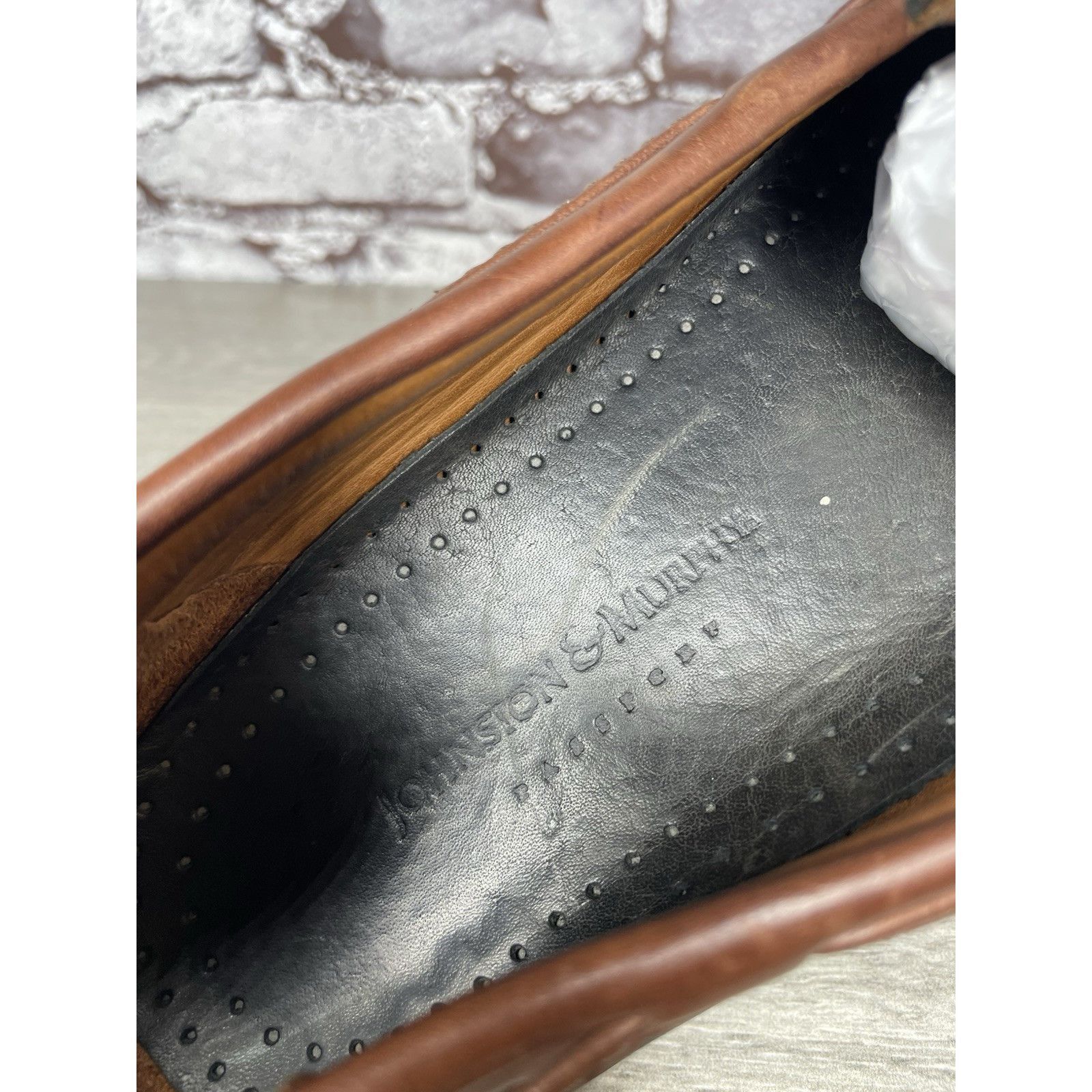 Johnston & Murphy Johnston & Murphy Passport Brown Black Kiltie Tassel Loafer Size US 9 / EU 42 - 12 Thumbnail