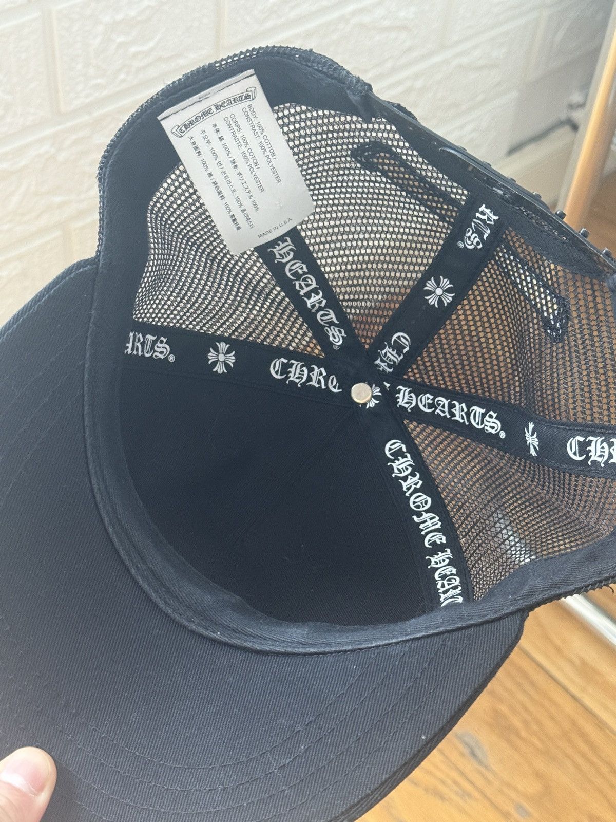 Chrome Hearts Chrome Hearts Cross hat Size ONE SIZE - 3 Thumbnail