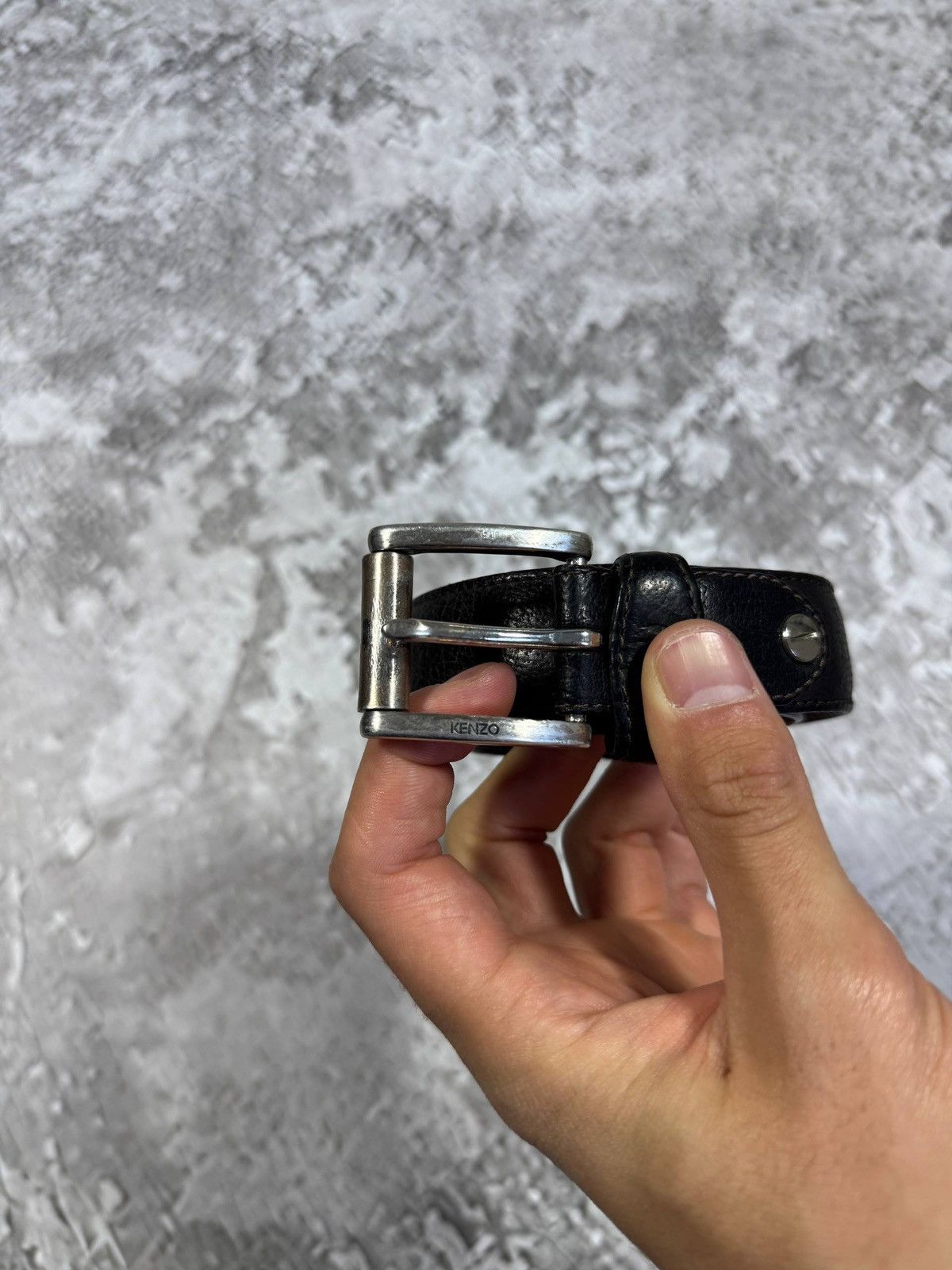 Kenzo Vintage Kenzo Home Paris mans Belt 90’s Leather Buffalo Size ONE SIZE - 2 Thumbnail