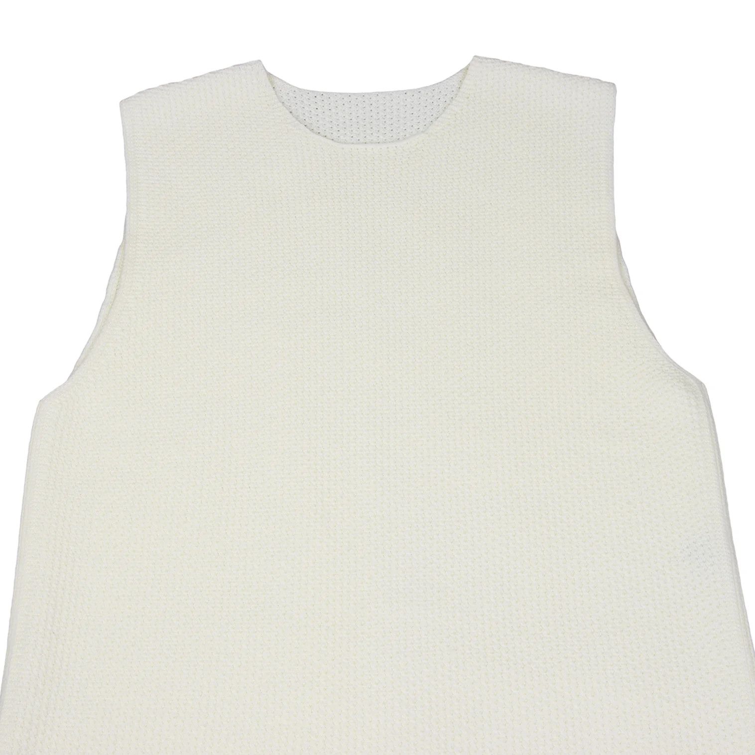 Issey Miyake Rustic Knit Vest in Off White - 2025A/W Collection Size US S / EU 44-46 / 1 - 2 Thumbnail