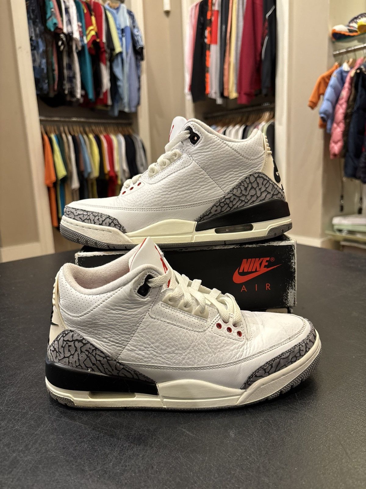 Jordan Brand Jordan 3 Retro ‘White Cement’ Size US 7.5 / EU 40-41 - 1 Thumbnail