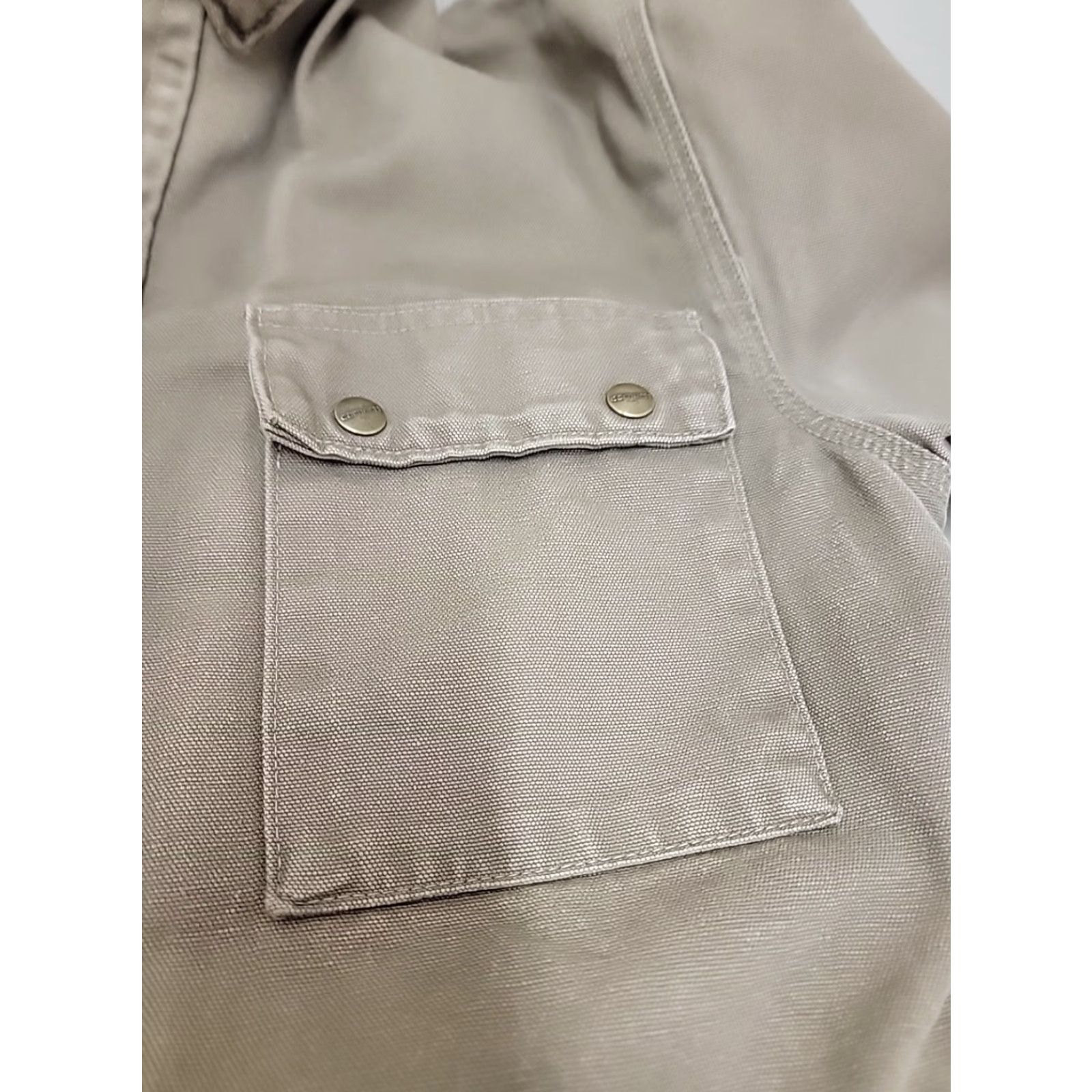 Carhartt VINTAGE Carhartt Duck Work Jacket Olive Men’s M Cotton Workwear PB1321 Size US S / EU 44-46 / 1 - 7 Thumbnail