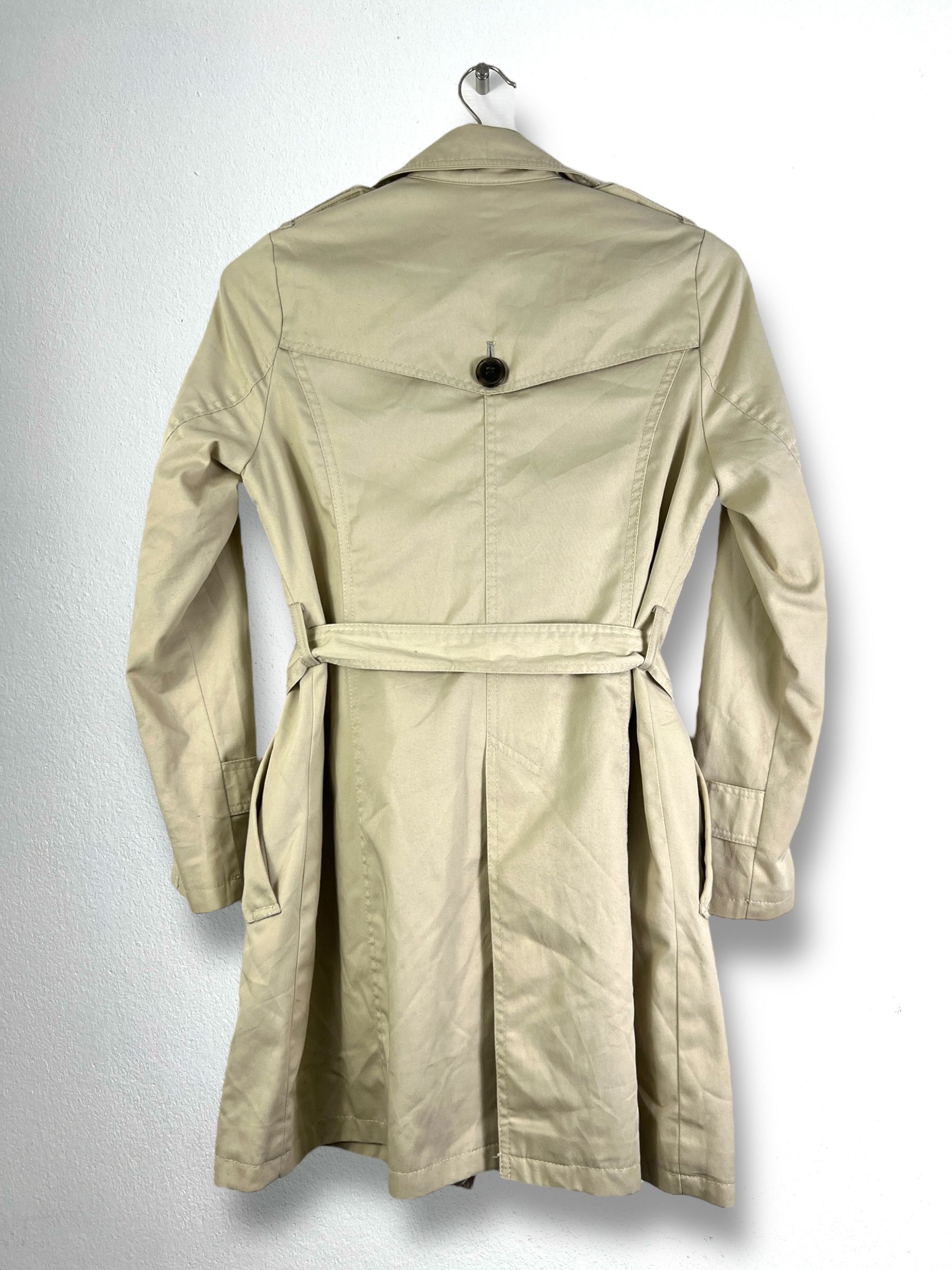 Japanese Brand continuer de NICE CLAUP Trench Coat (M) GTMP299 Size M / US 6-8 / IT 42-44 - 11 Thumbnail