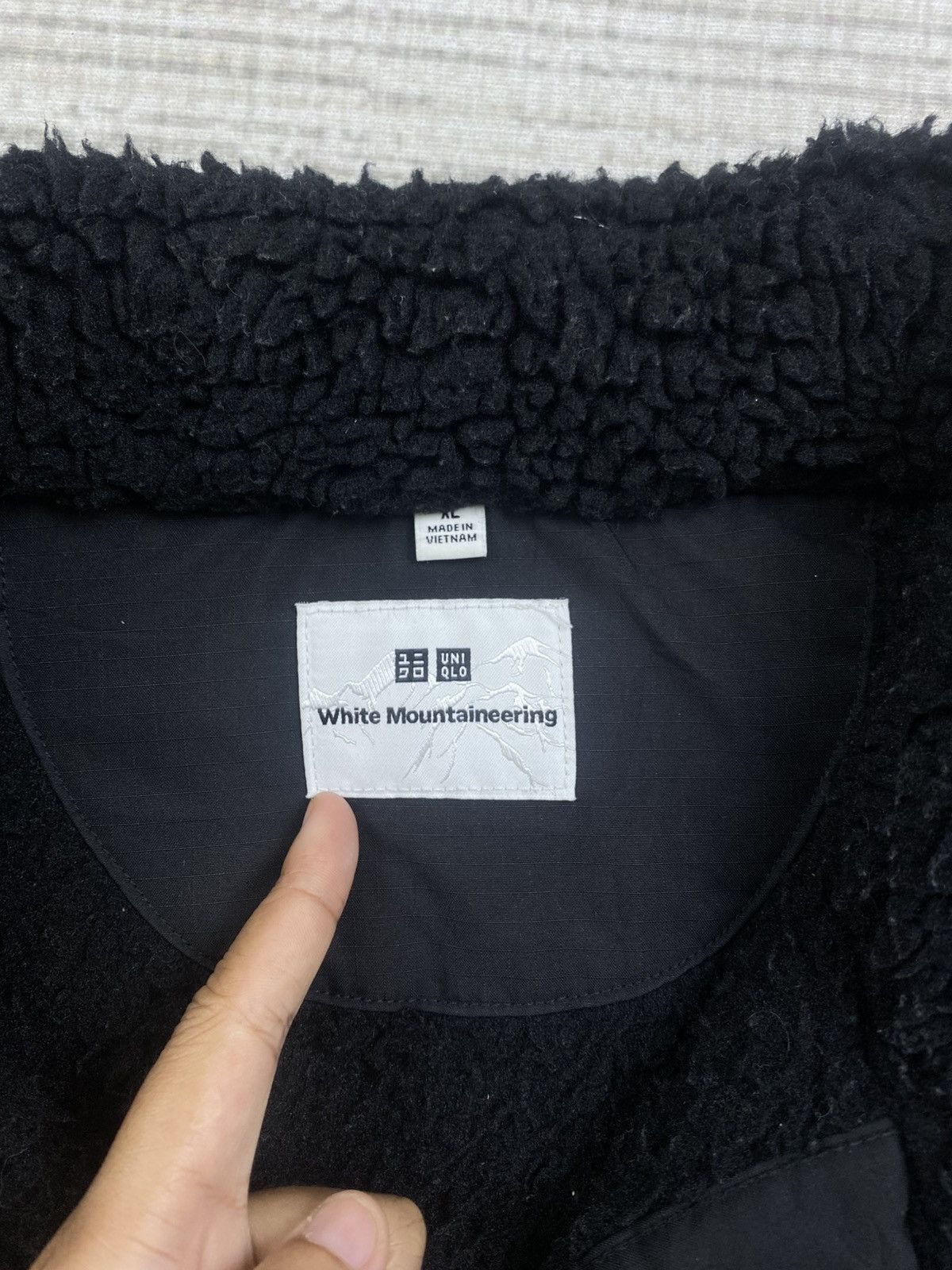 Uniqlo × White Mountaineering Uniqlo X White Mountaineering Sherpa Snap Button Jacket Size US XL / EU 56 / 4 - 7 Thumbnail